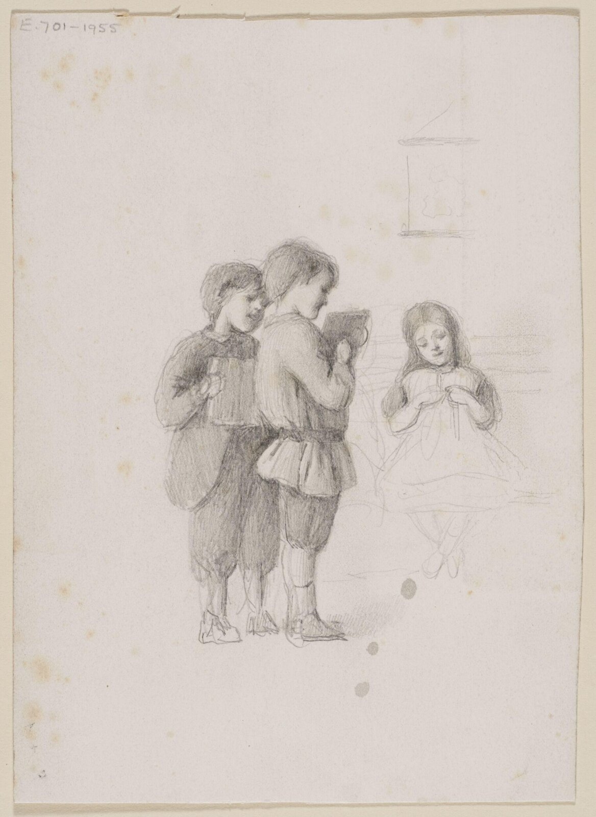 Drawing, Joseph Clark, c.1884