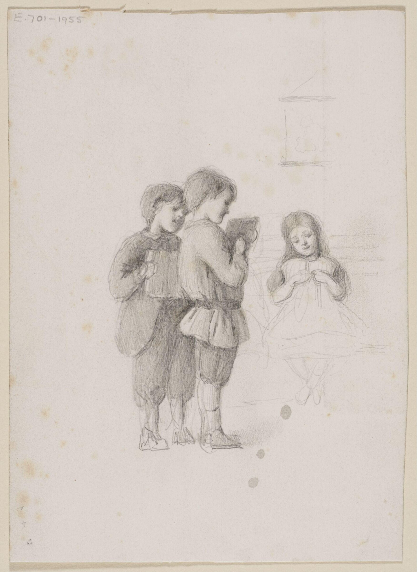 Drawing, Joseph Clark, c.1884
