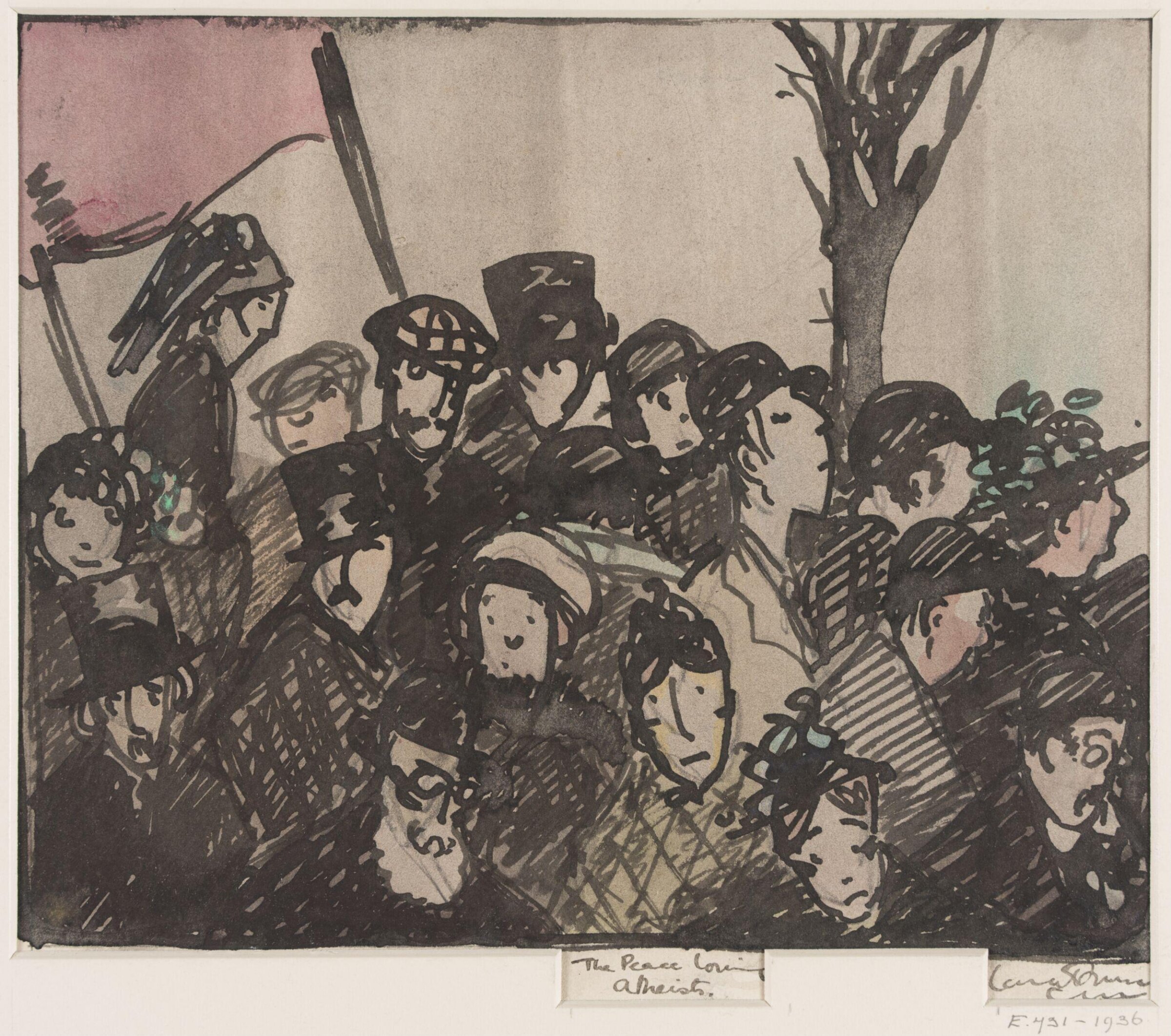 The Peace Loving Atheists, Claud Lovat Fraser, c.1911