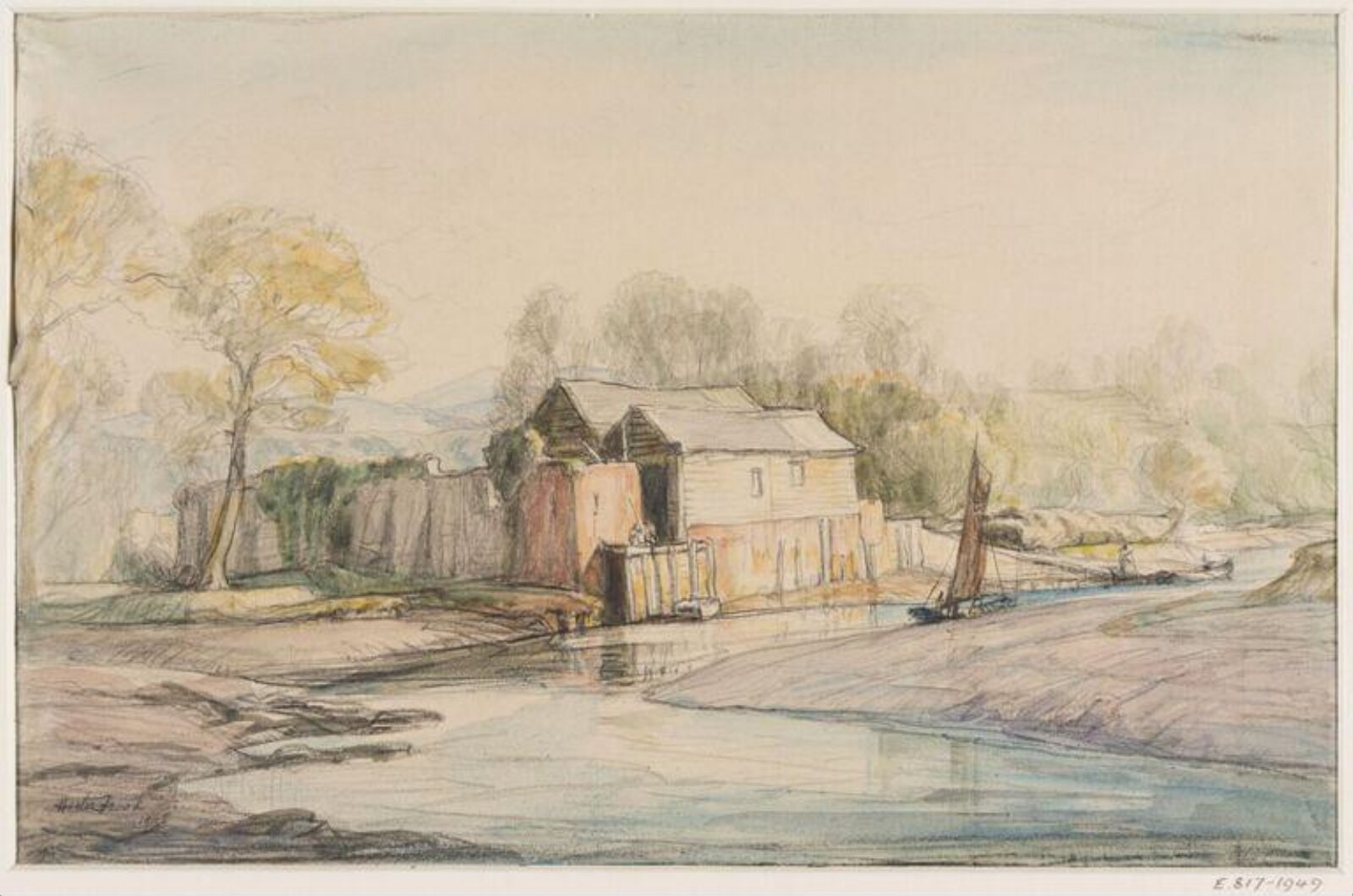 Old Factory by the Clyst, Hester Frood, 1948