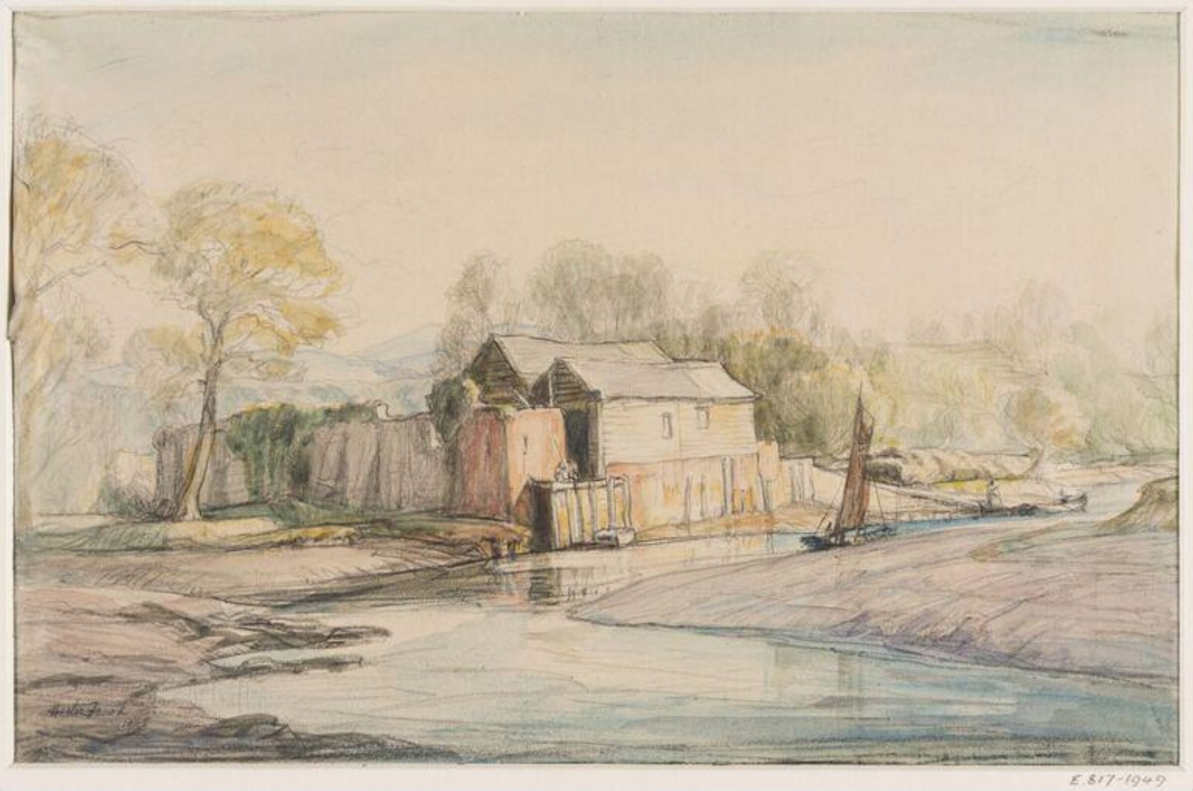 Old Factory by the Clyst, Hester Frood, 1948