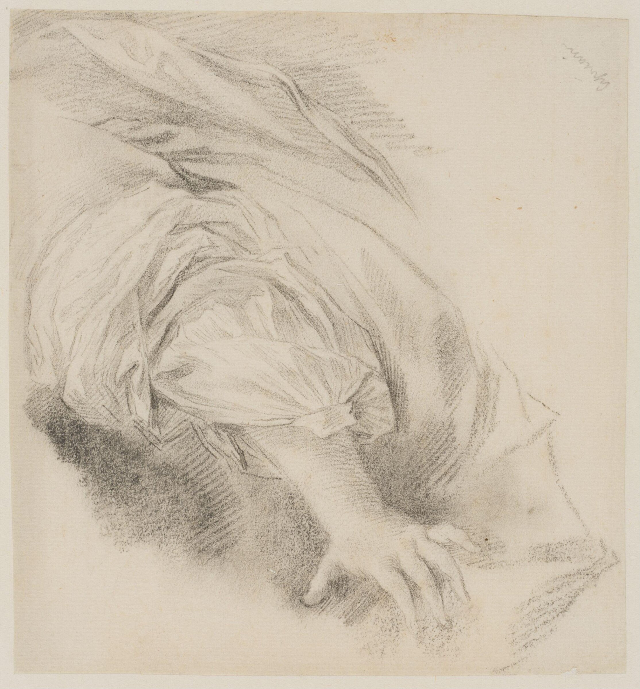 Study of a Lady's Arm, Giovanni Battista Cipriani, mid eighteenth century