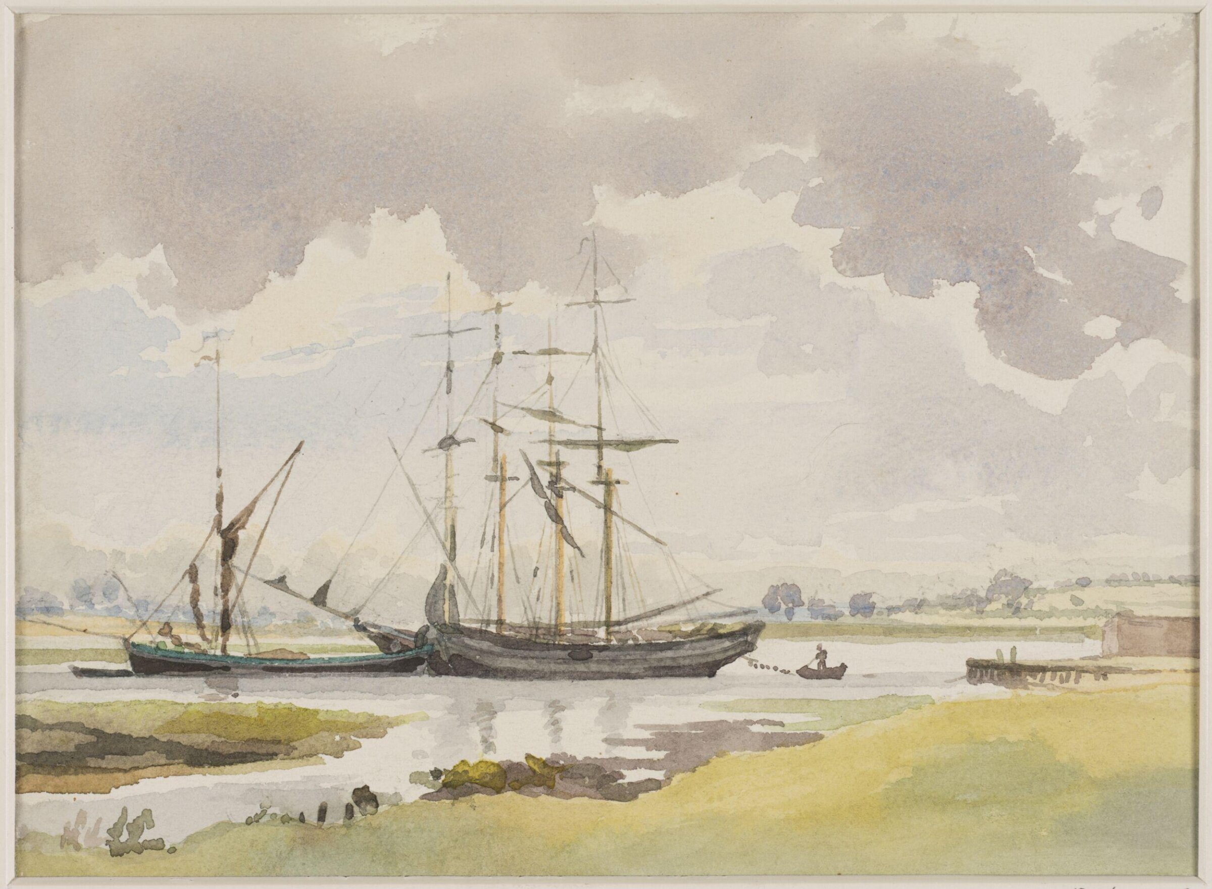 Watercolour drawing, Thomas Churchyard, c.1860