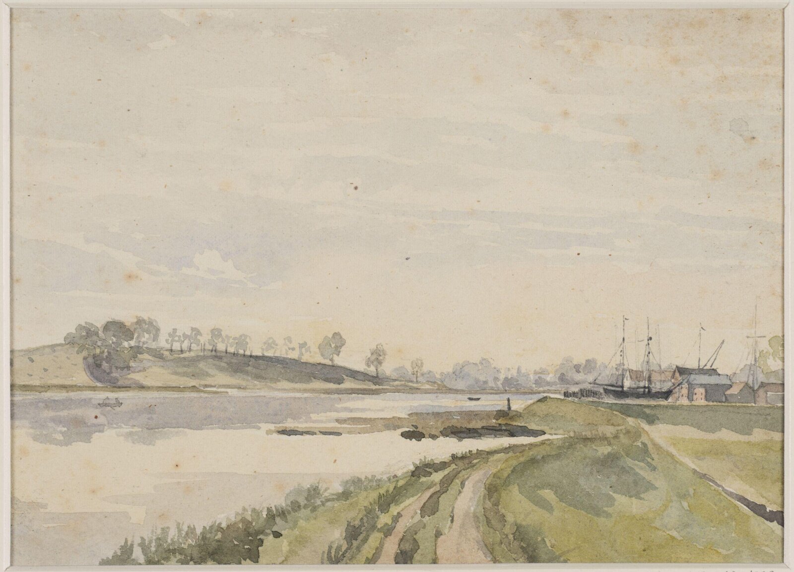 Watercolour drawing, Thomas Churchyard, c.1860