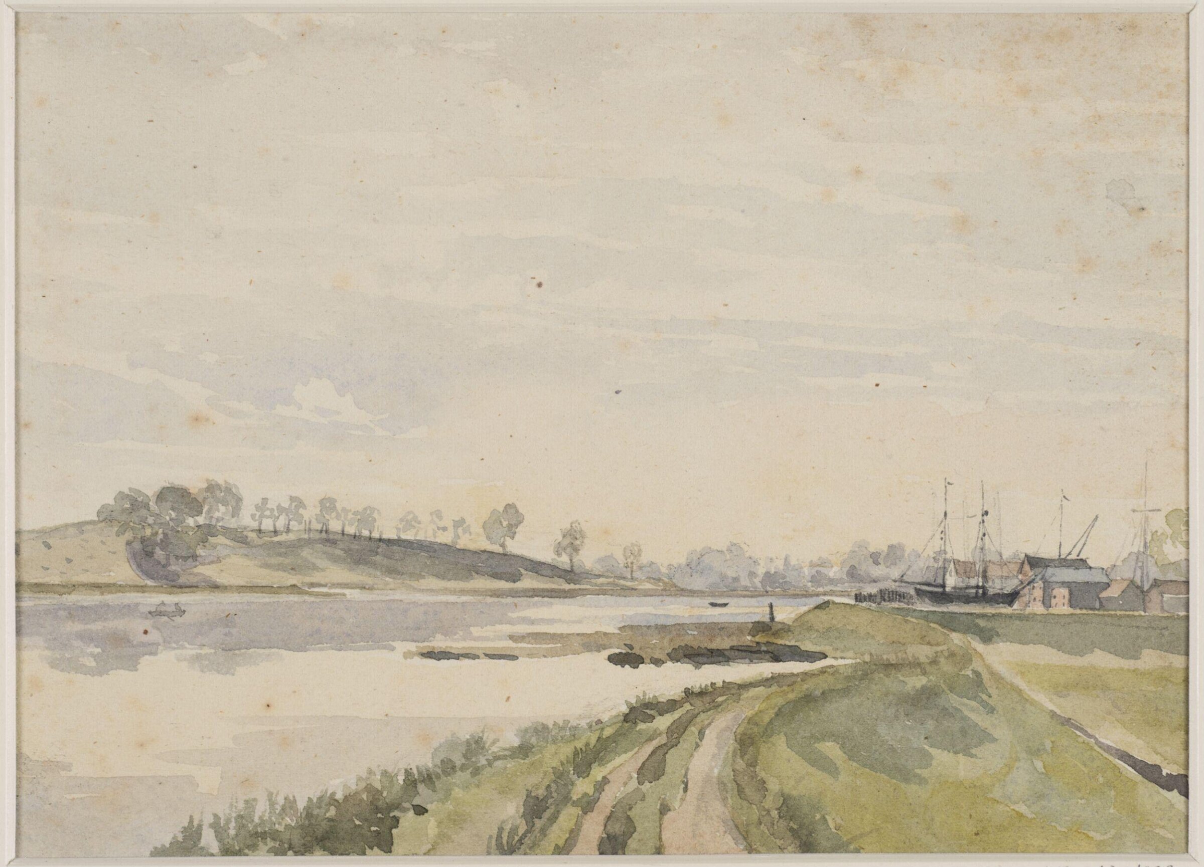 Watercolour drawing, Thomas Churchyard, c.1860