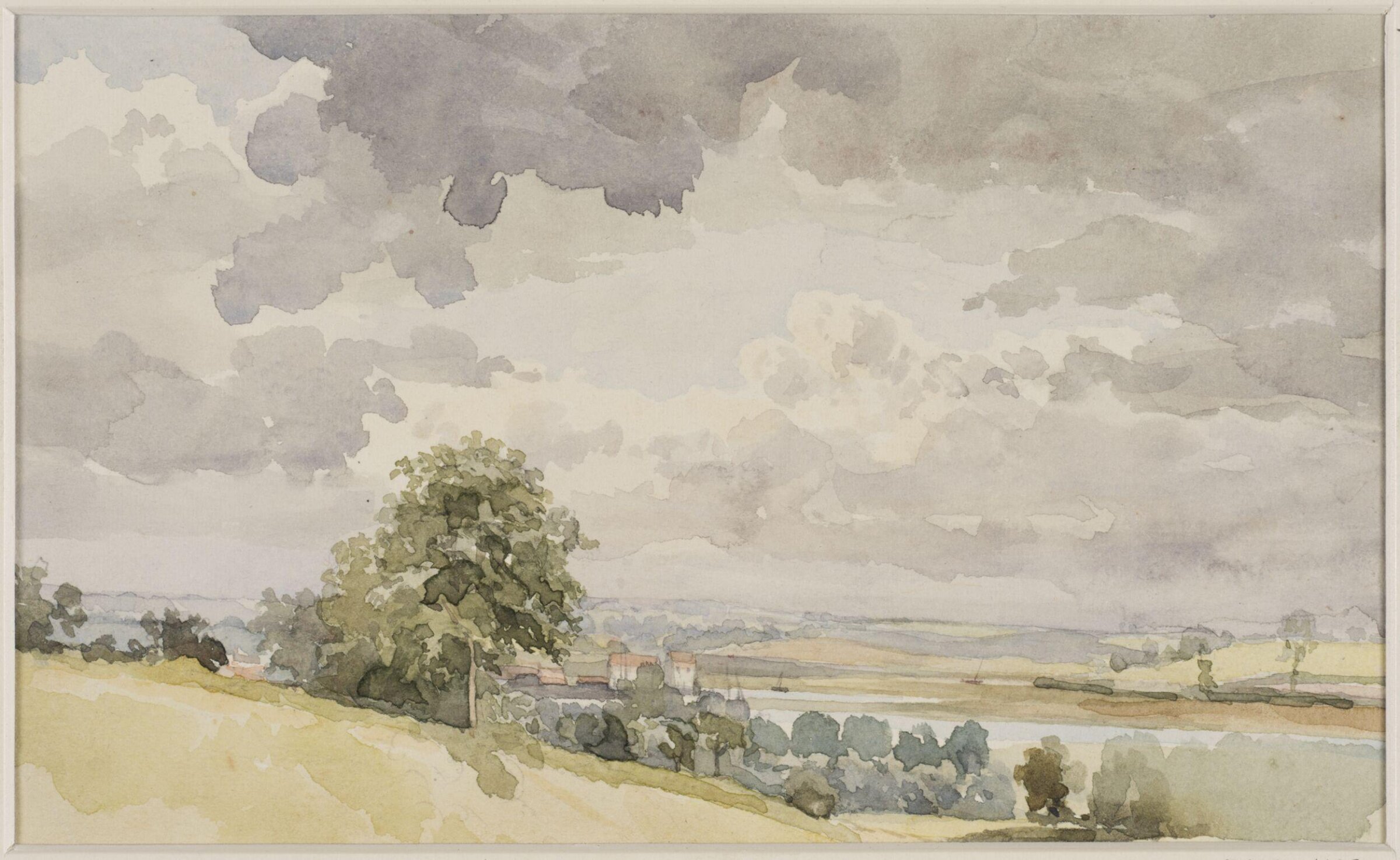 Watercolour drawing, Thomas Churchyard, c.1860