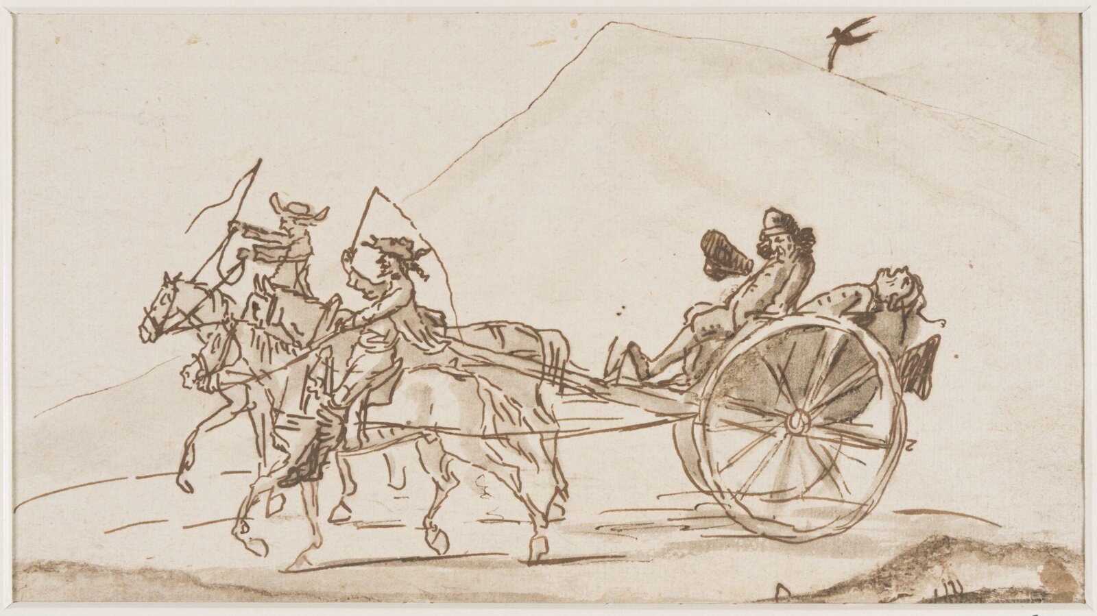 Drawing, Henry William Bunbury, late 18th century