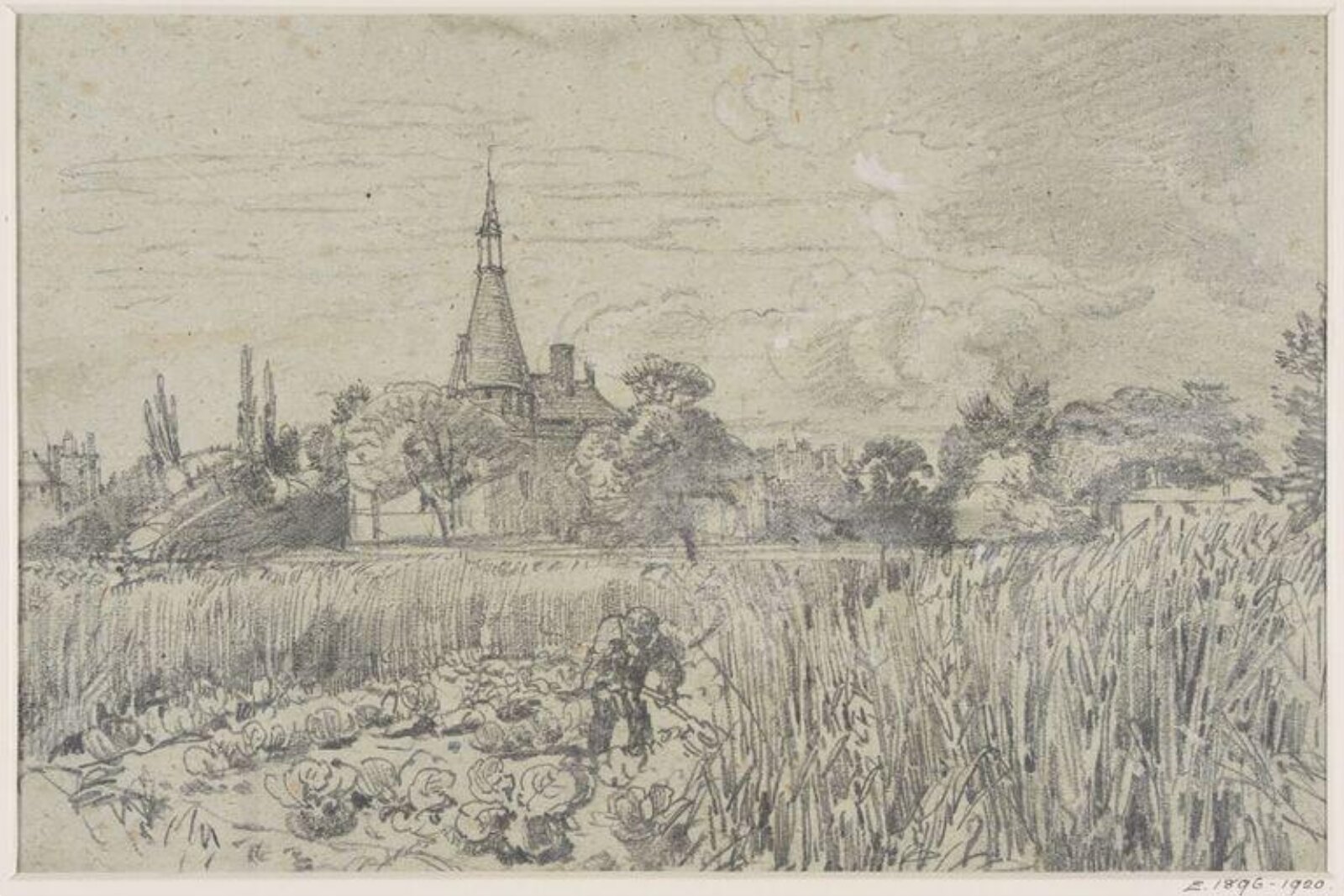 Drawing, John Cart Burgess, ок. начала XIX века