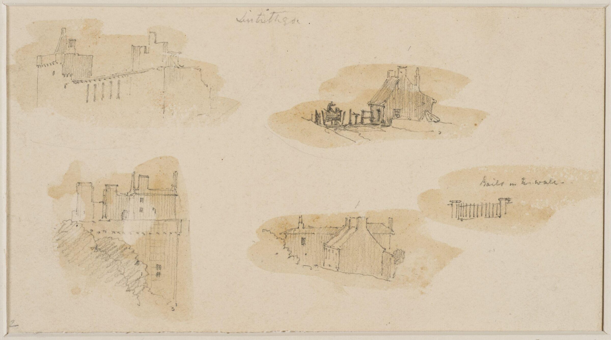 Drawing, Augustus Wall Callcott, 1800-1840