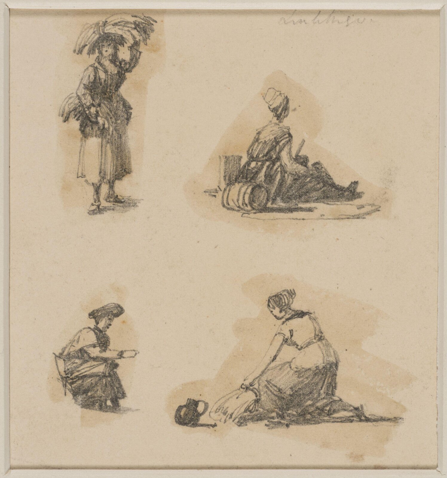 Drawing, Augustus Wall Callcott, 1800-1840