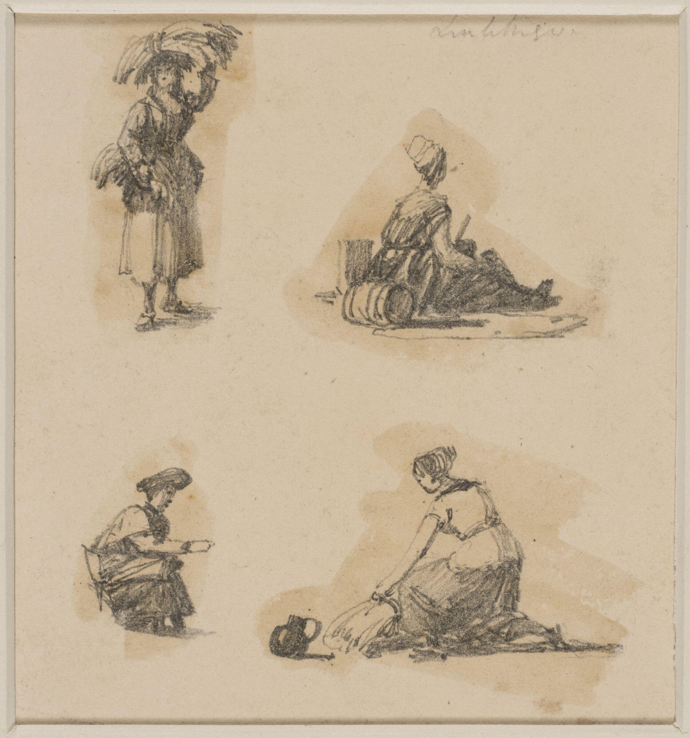 Drawing, Augustus Wall Callcott, 1800-1840