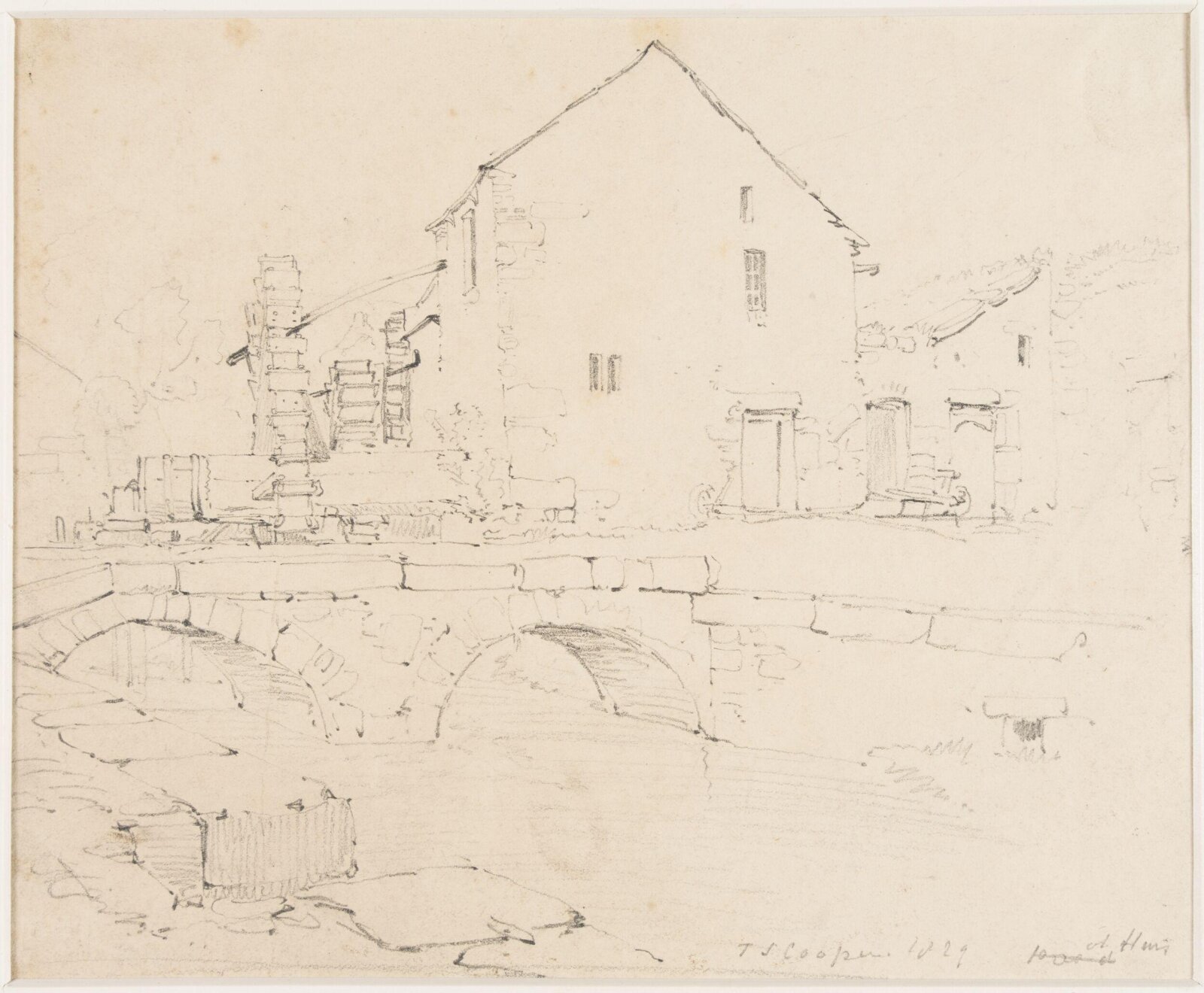 A water-mill, Thomas Sidney Cooper, 1829