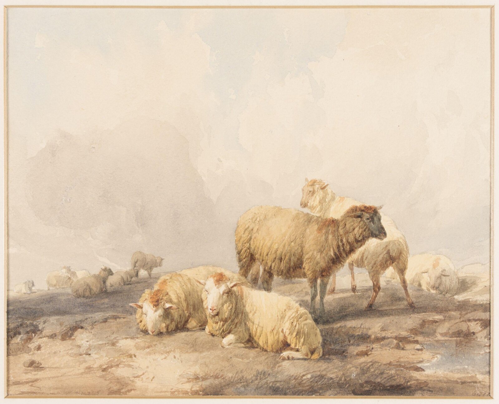 Sheep, Thomas Sidney Cooper, mid 19th century