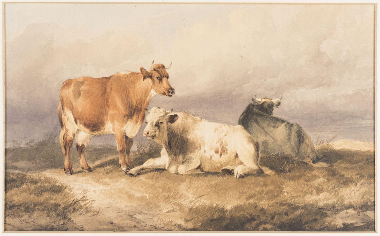 Cattle, Thomas Sidney Cooper, 1840