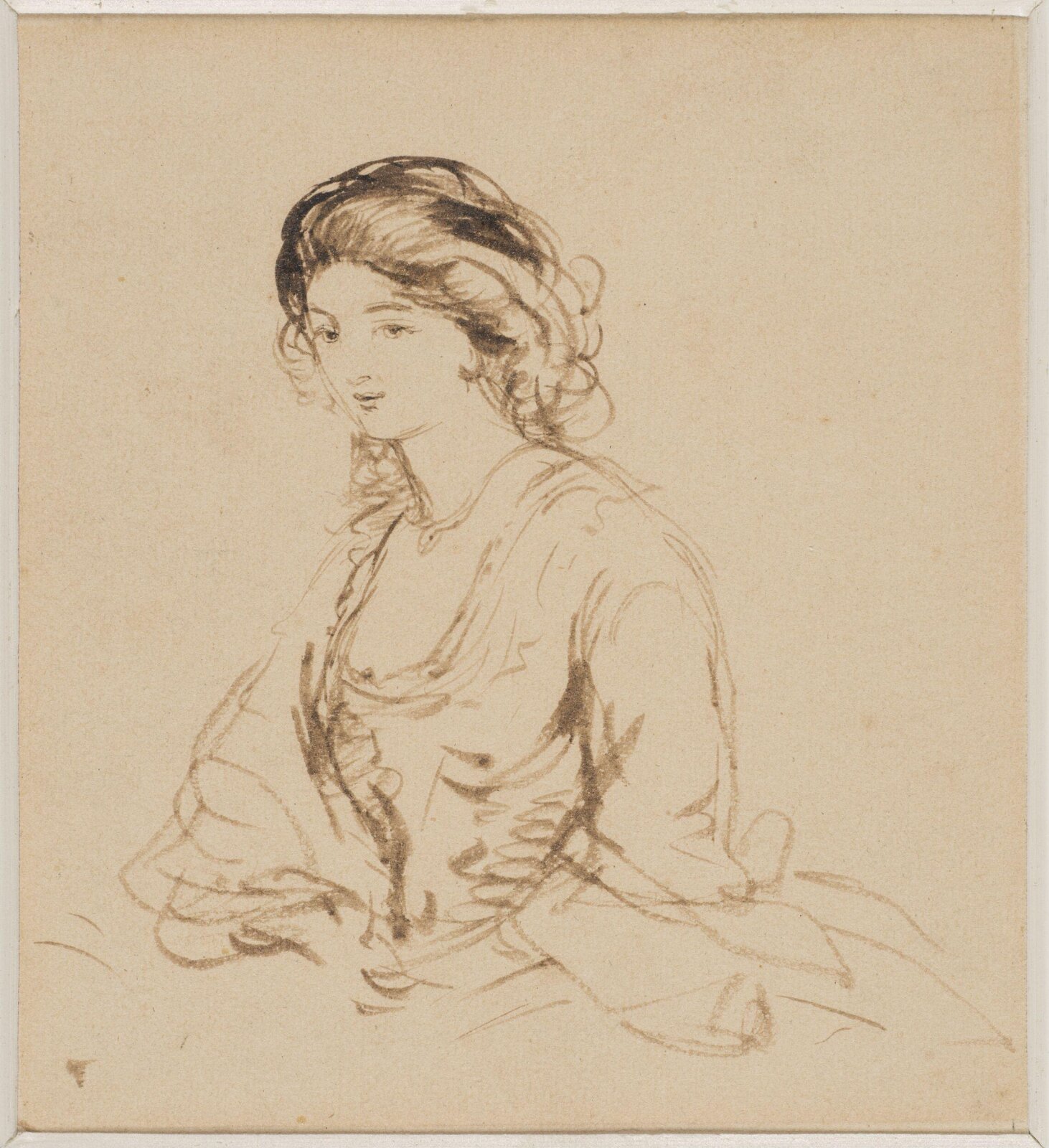 Drawing, Burne-Jones, 1833-1898