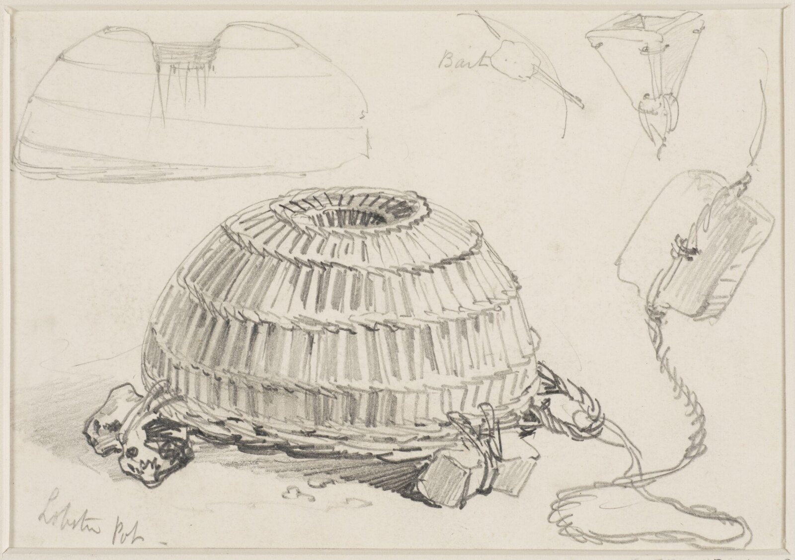 Lobster Pot, Edward Cooke, mid 19th century