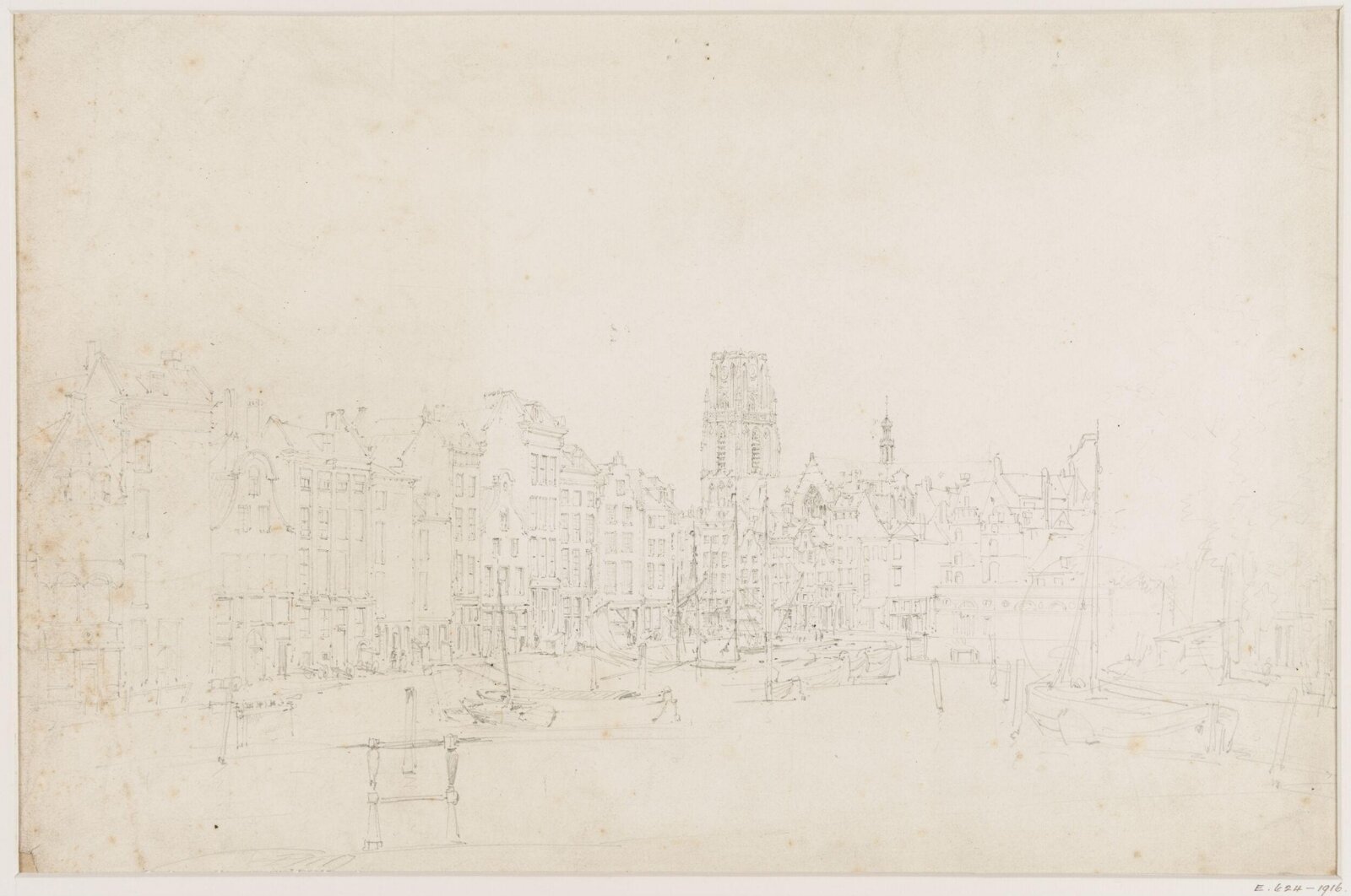 A view in Rotterdam, Thomas Sidney Cooper, mid 19th century