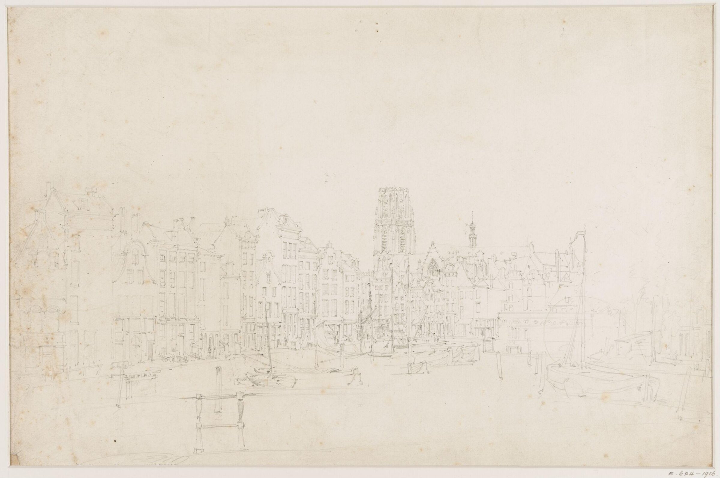 A view in Rotterdam, Thomas Sidney Cooper, mid 19th century