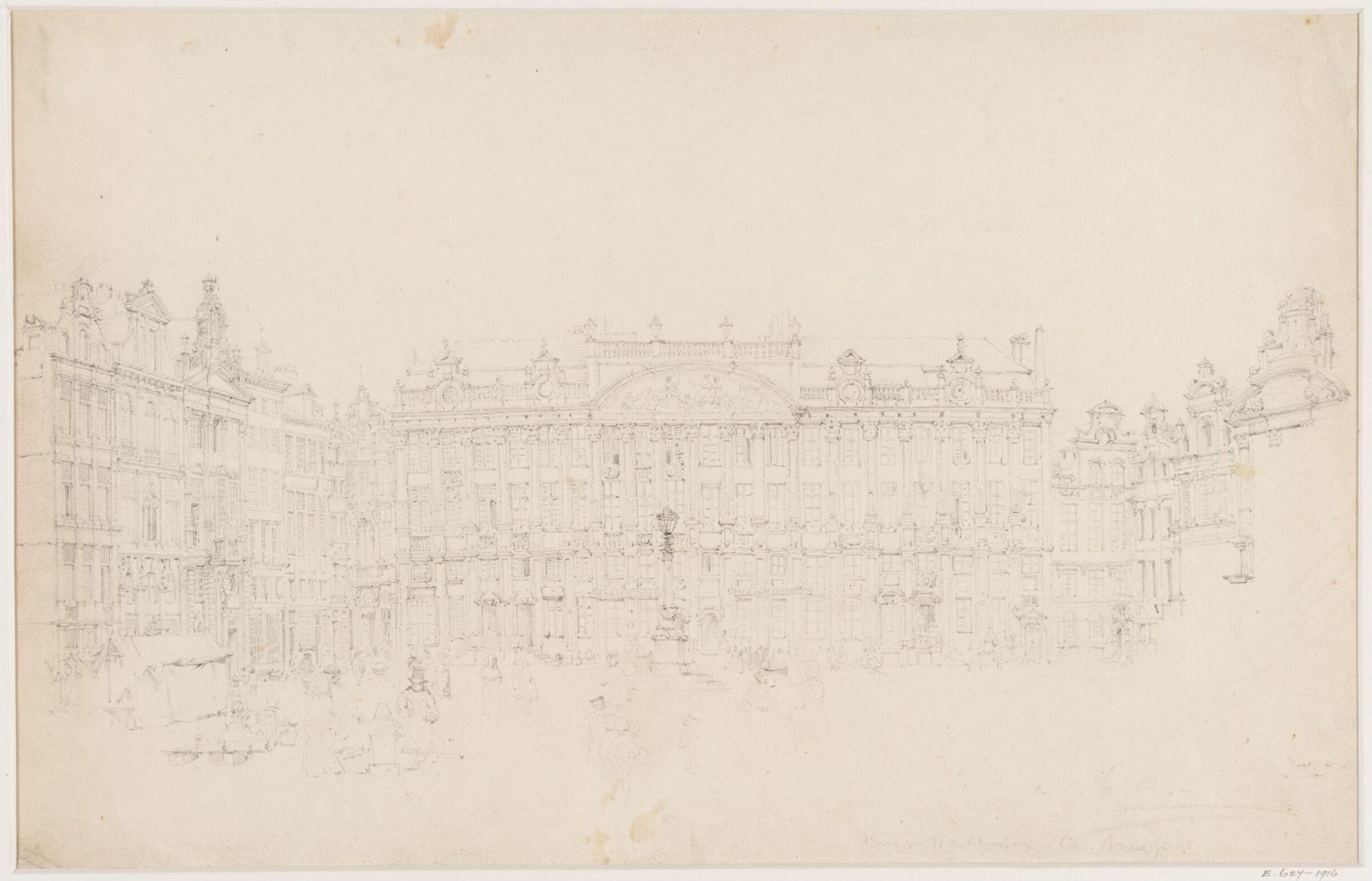 Grande Place, Brussels, Thomas Sidney Cooper, mid 19th century