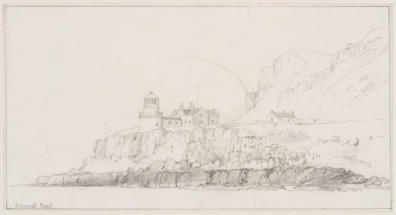 Cromwell Point,  Valencia Island, Edward Cooke, mid 19th century