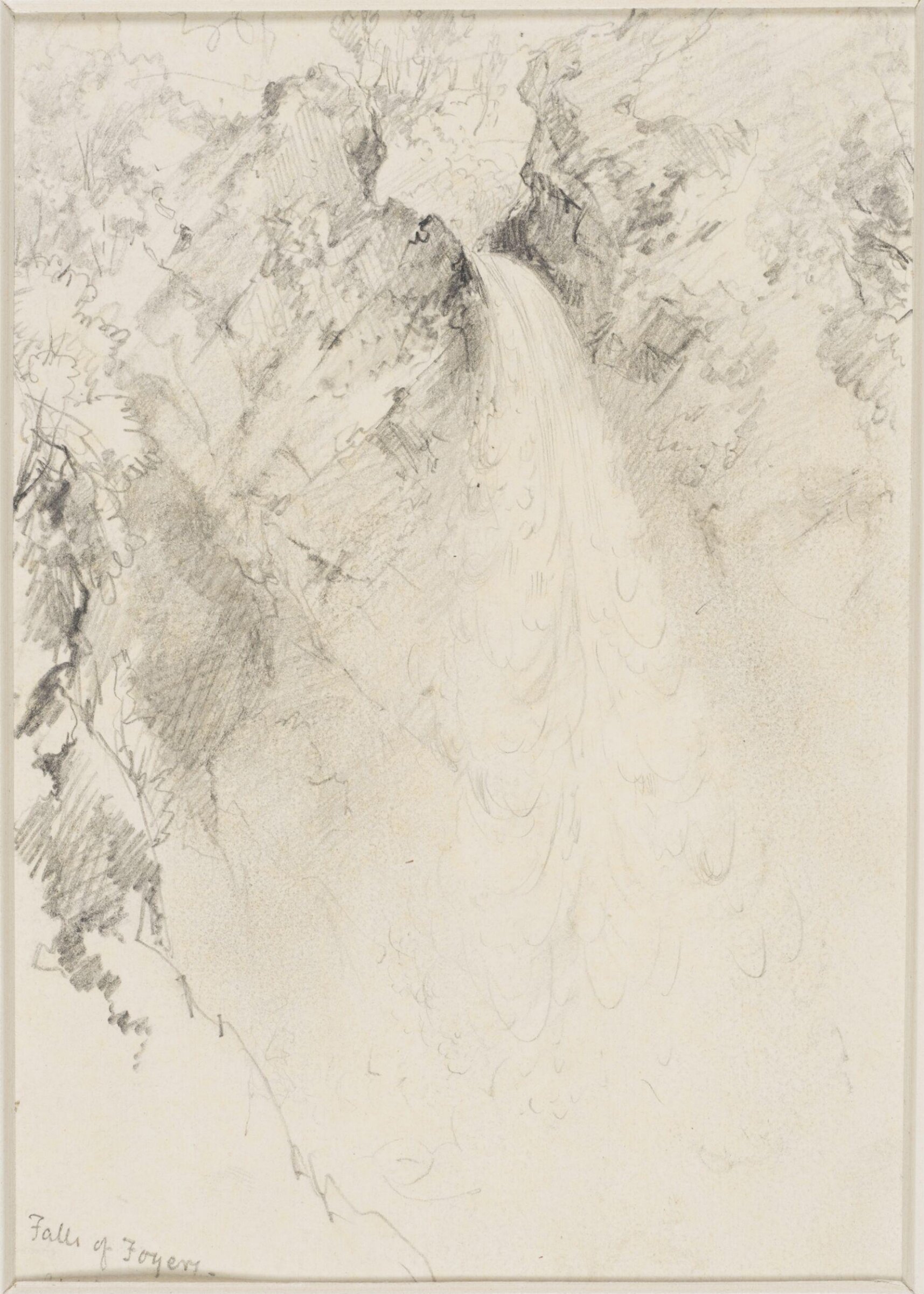 Falls of Foyers, Edward Cooke, mid 19th century