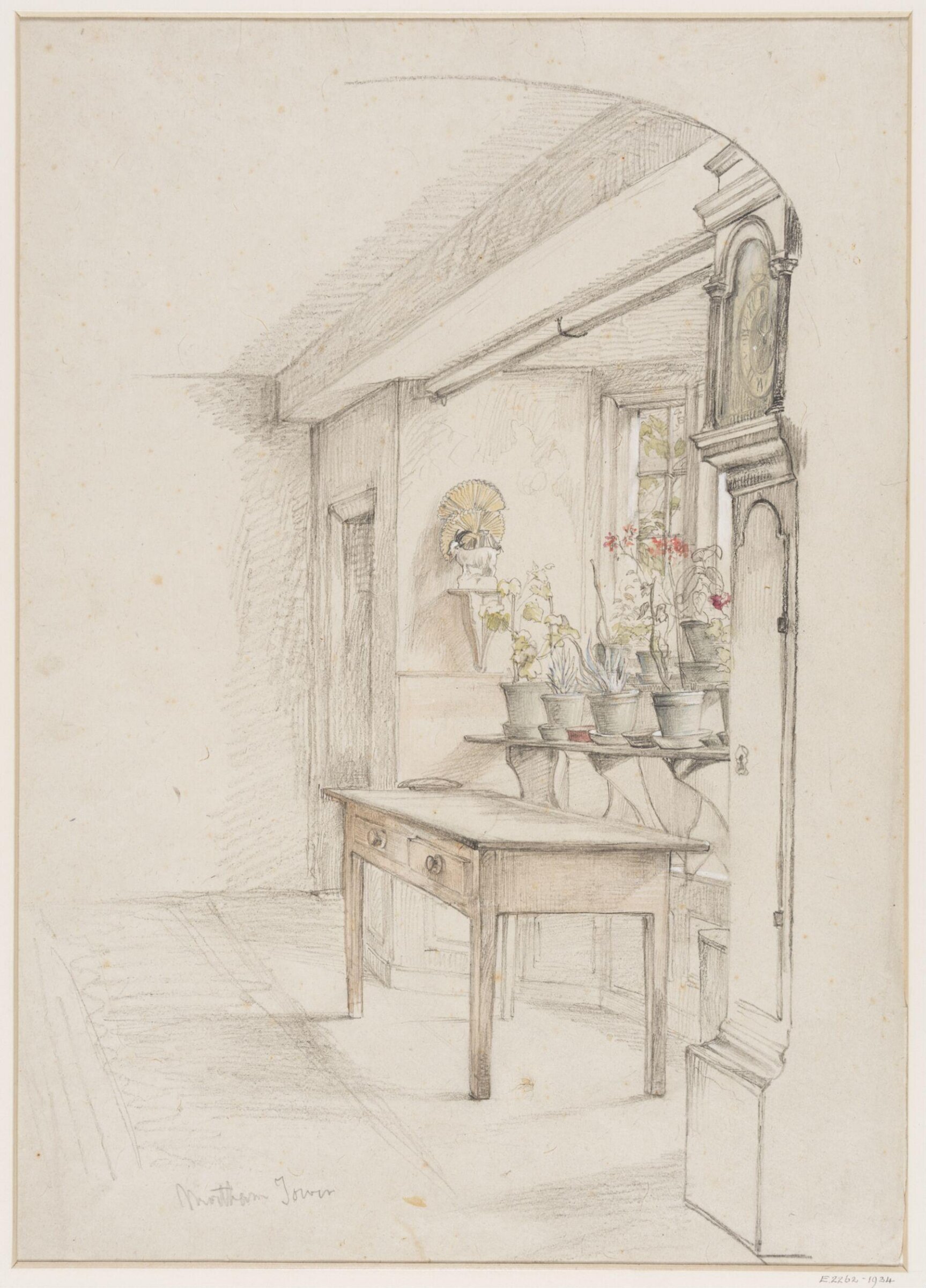 Mortham Tower in Rokeby, Yorkshire, Cope, ca. 1840