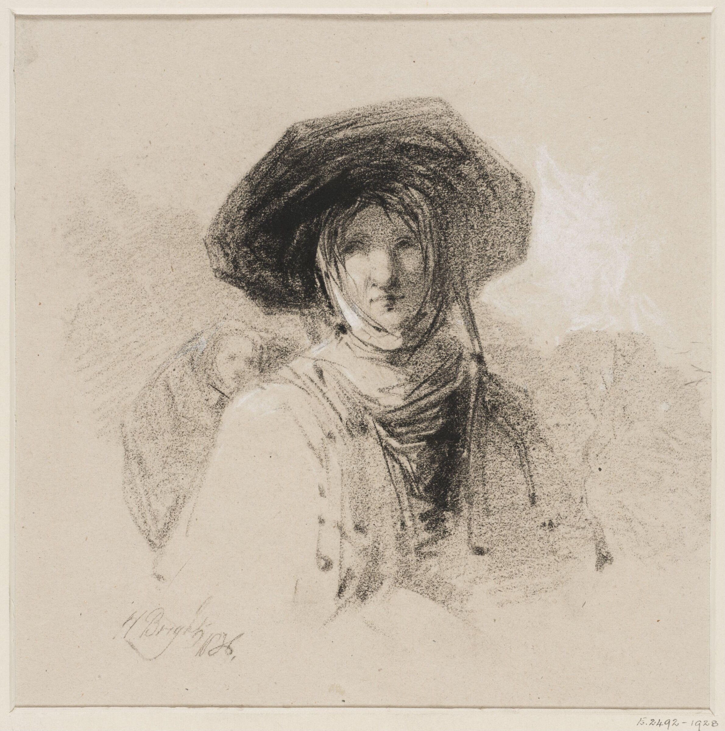 Drawing, Henry Bright, 1836