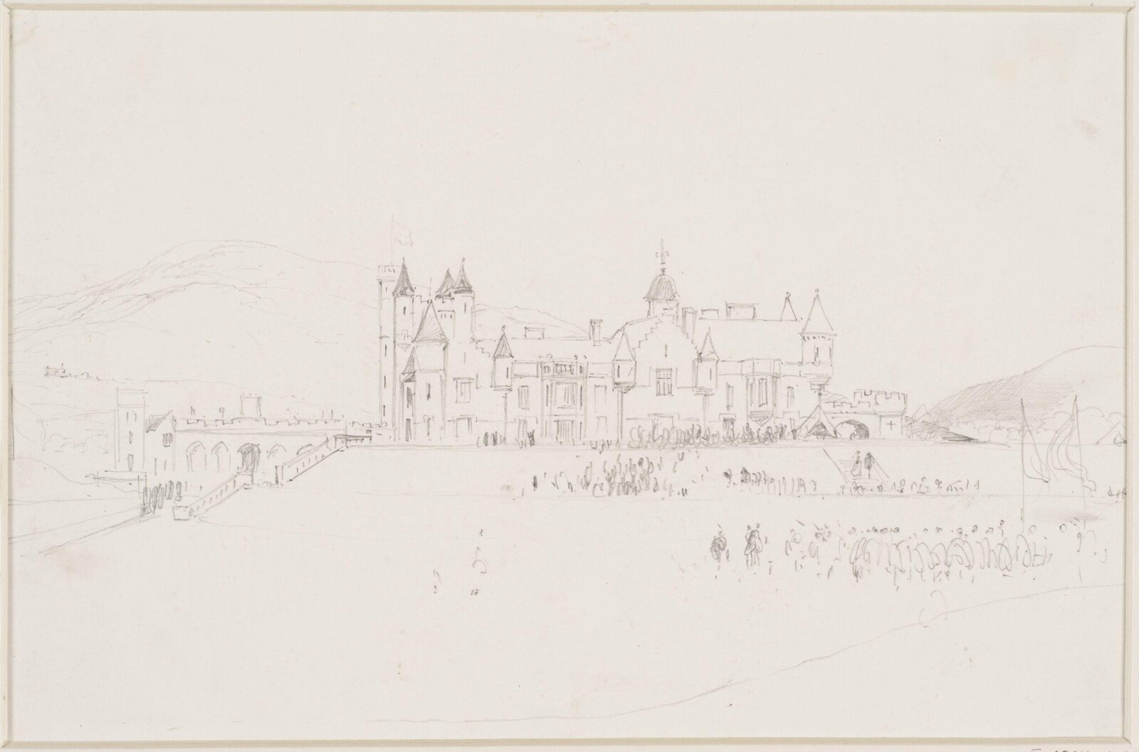 Holyrood Castle, Edward Cooke, 1825-50