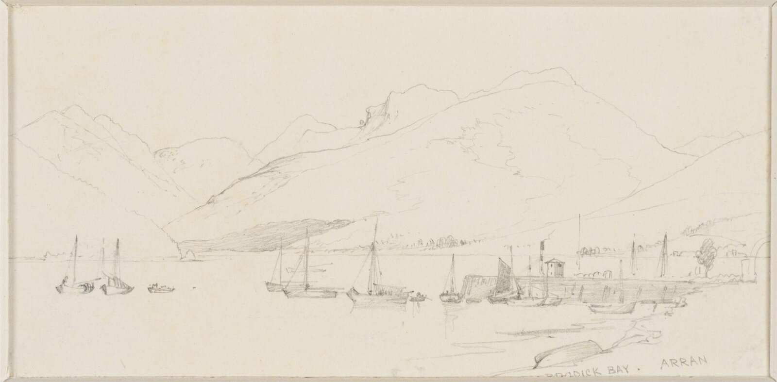 Brodick Bay, Arran, Edward Cooke, 1825-50