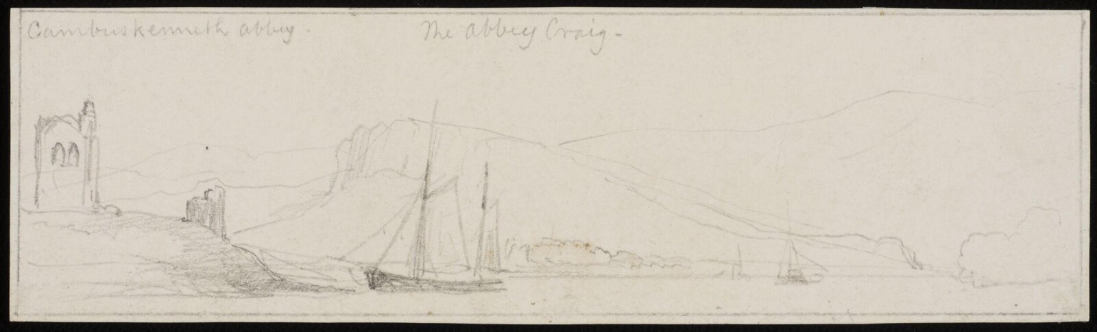 Drawing, Edward Cooke, mid 19th century