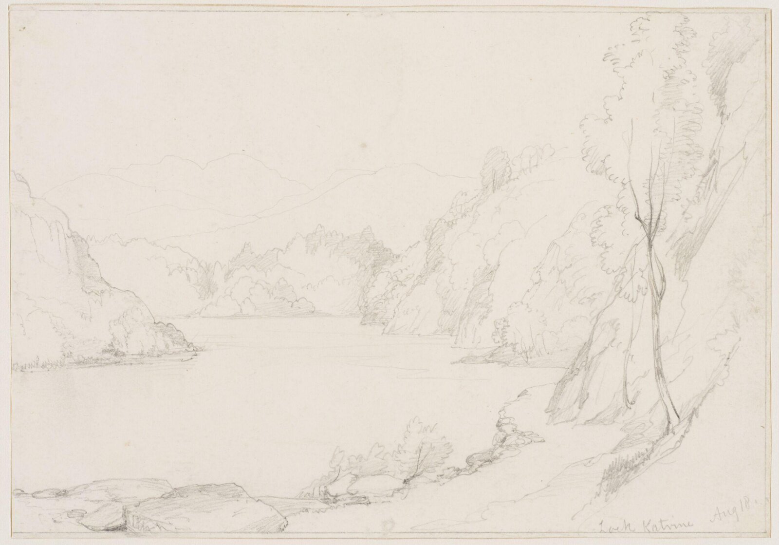 Loch Katrine, Edward Cooke, mid 19th century