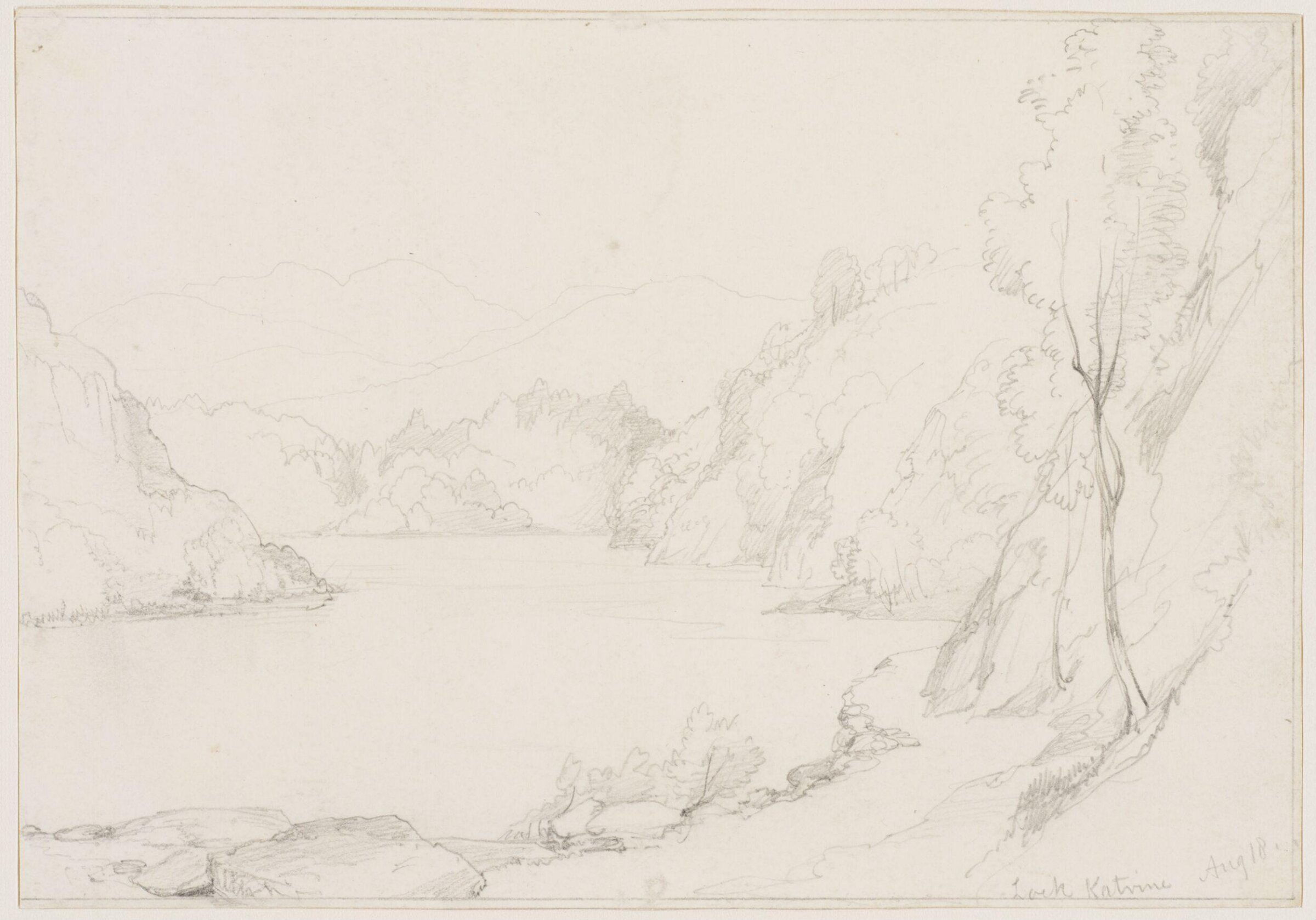 Loch Katrine, Edward Cooke, mid 19th century