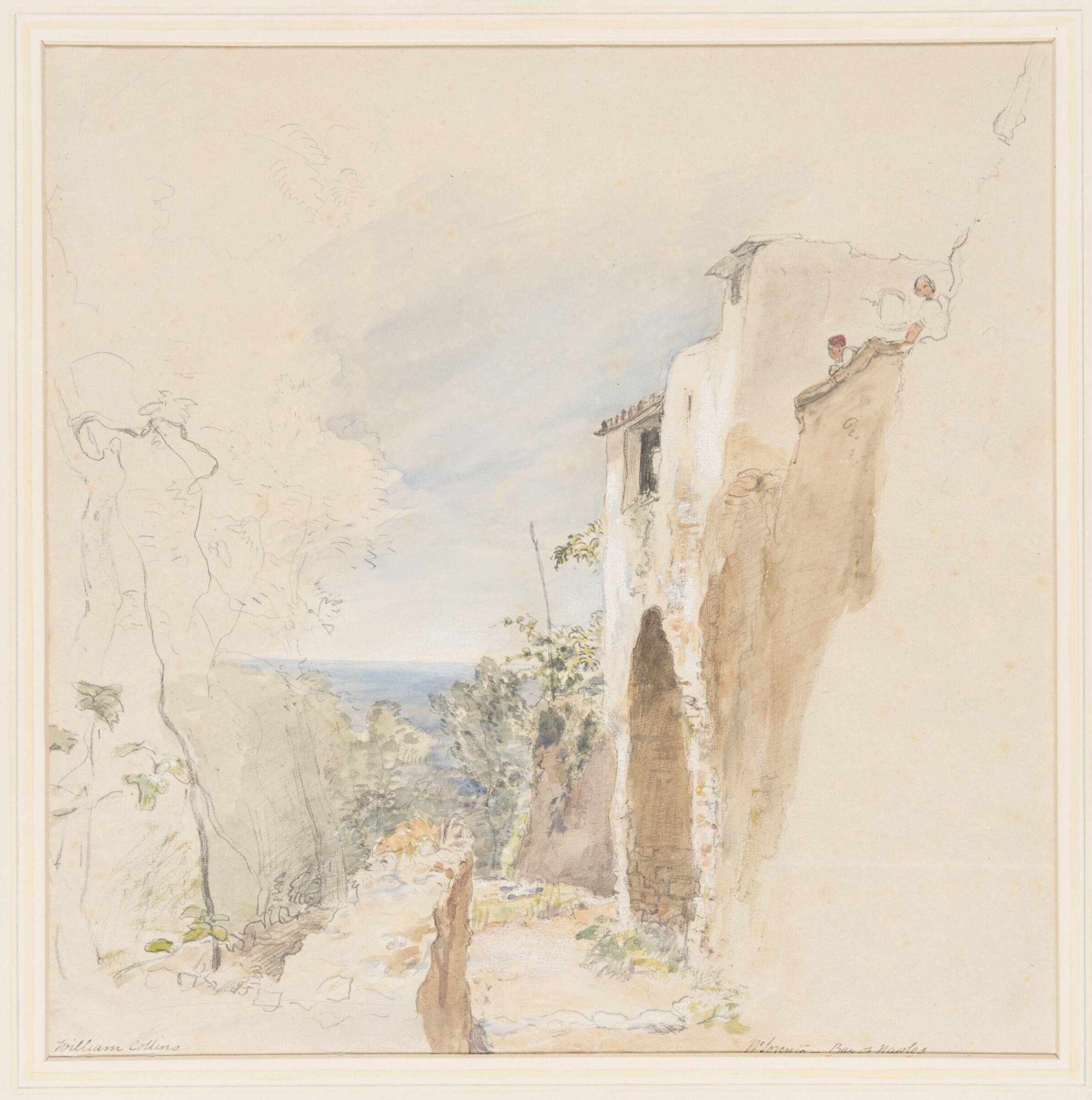 Coast View near Sorrento, Bay of Naples, William Collins, ca. 1820-40