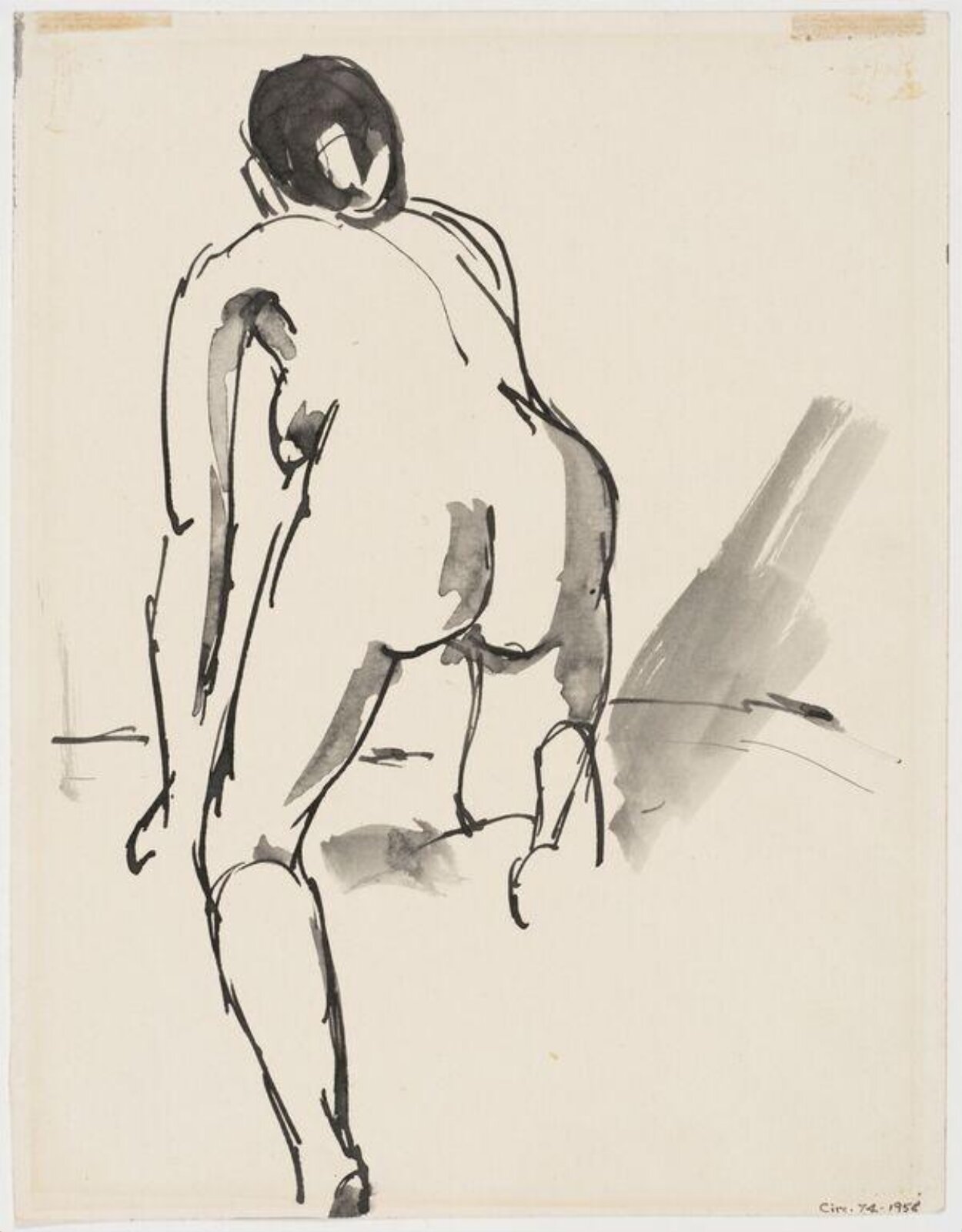 Drawing, Josef Herman, 1953