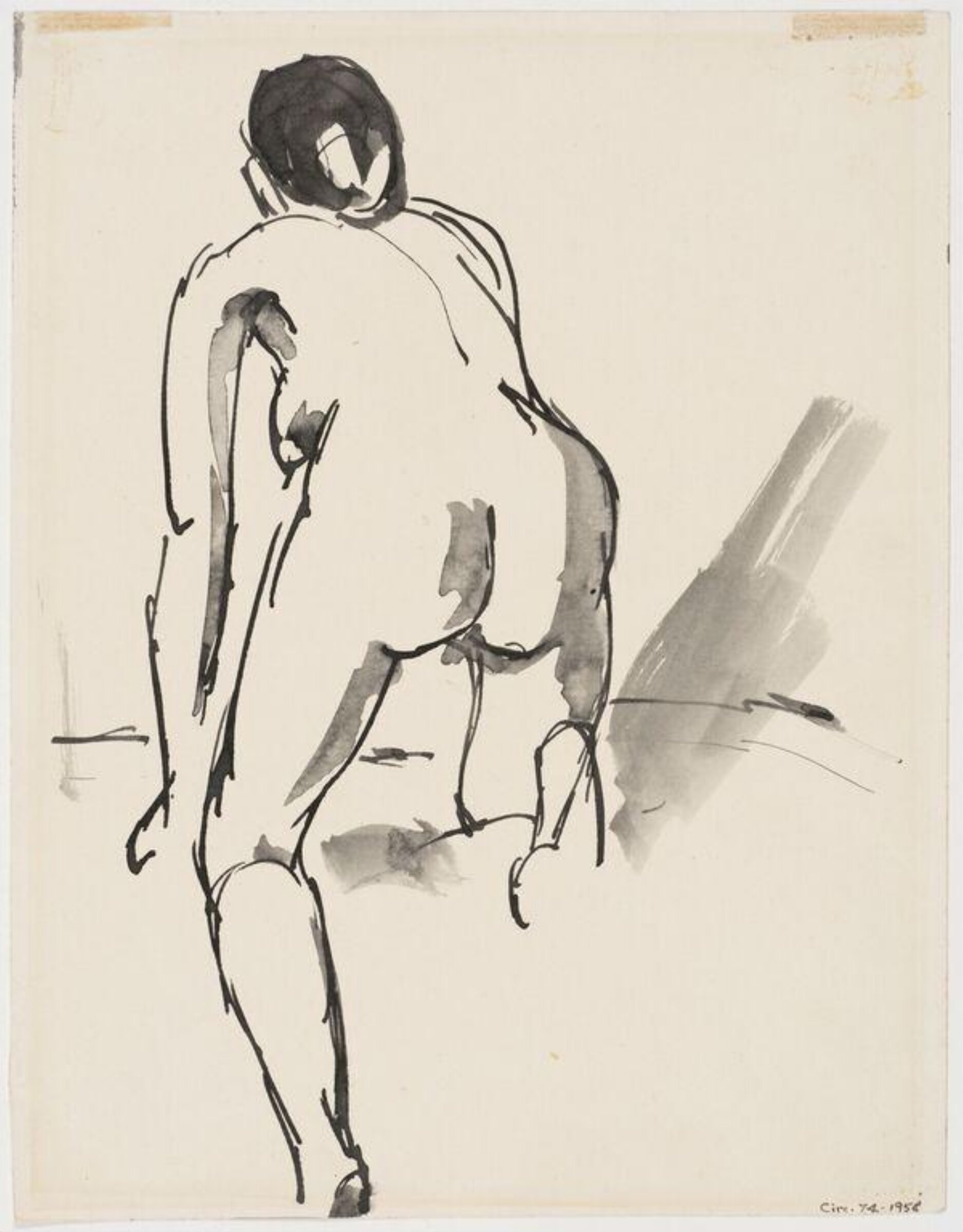Drawing, Josef Herman, 1953