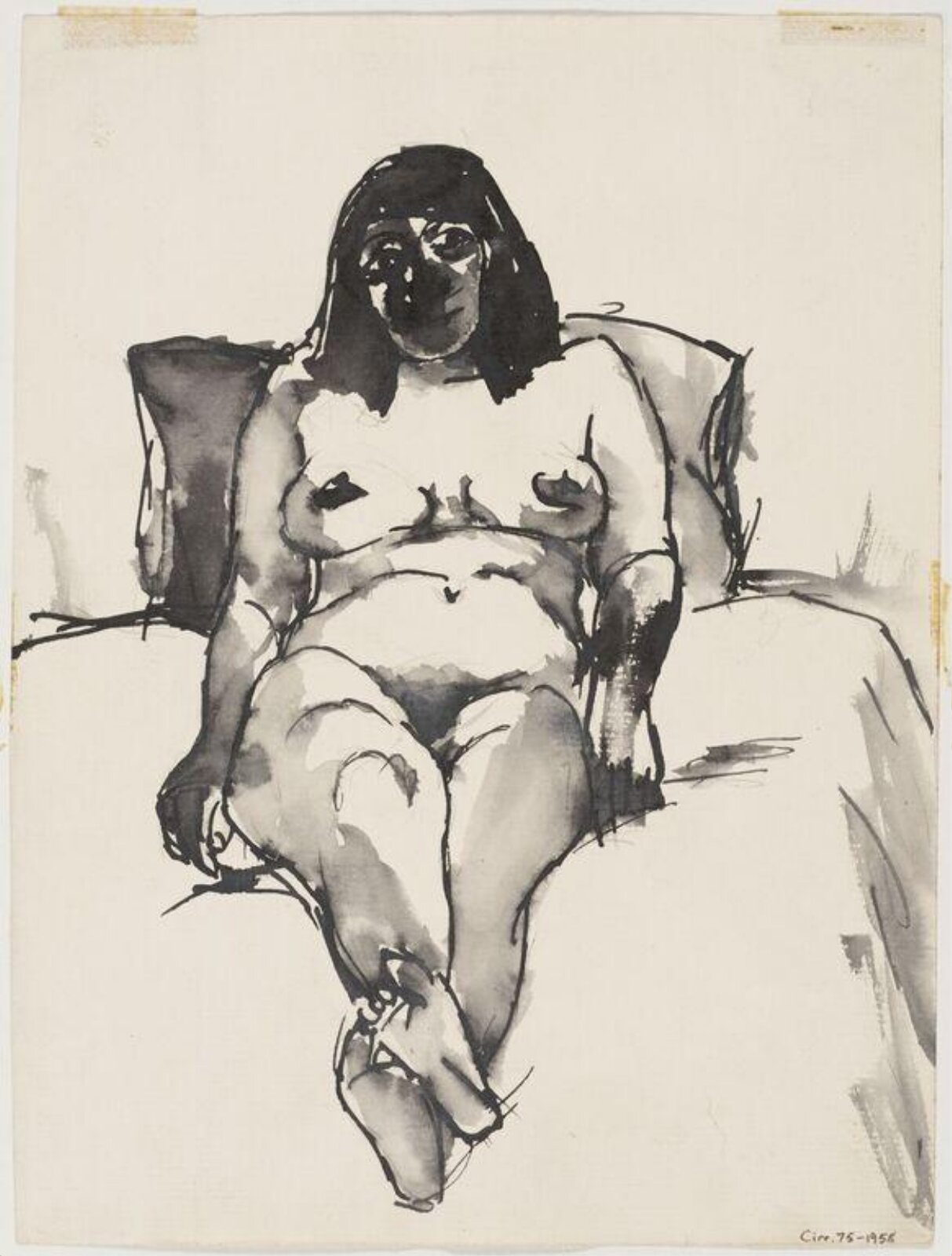 Drawing, Josef Herman, 1953