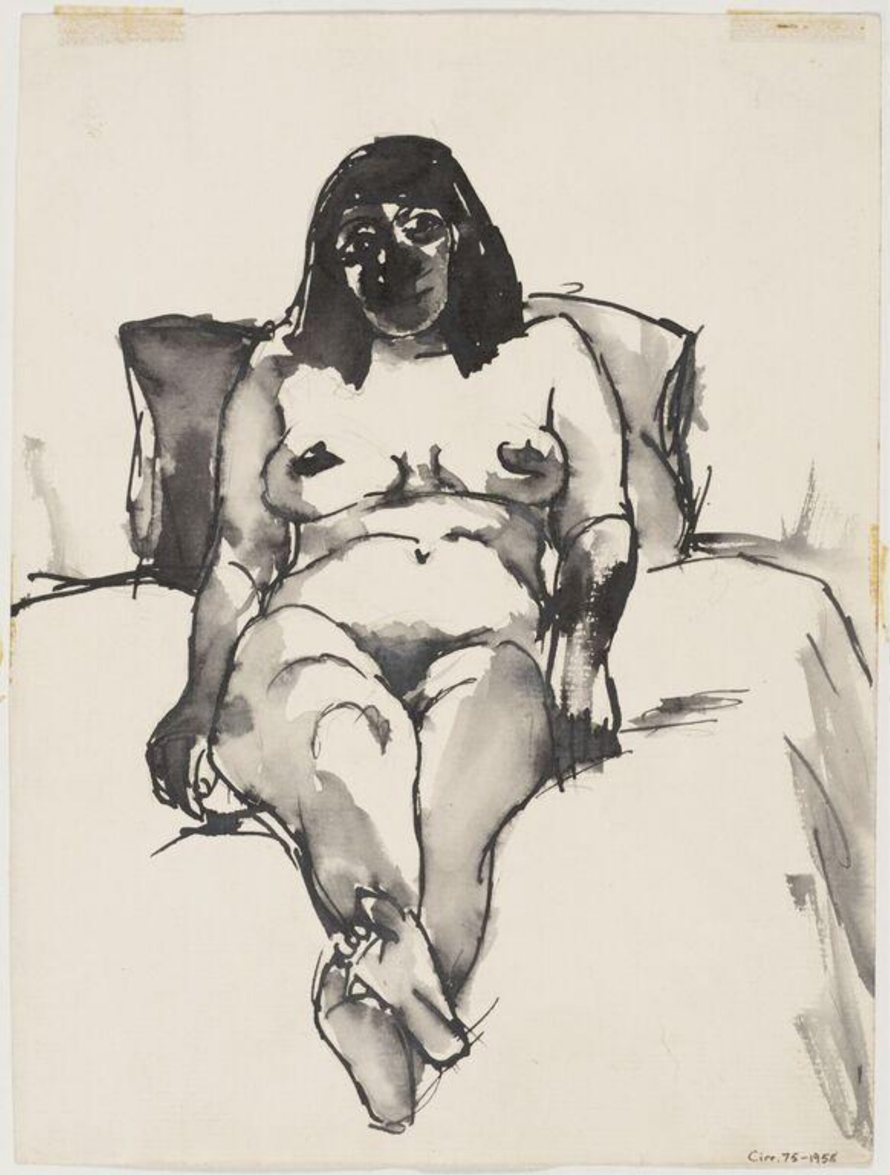 Drawing, Josef Herman, 1953