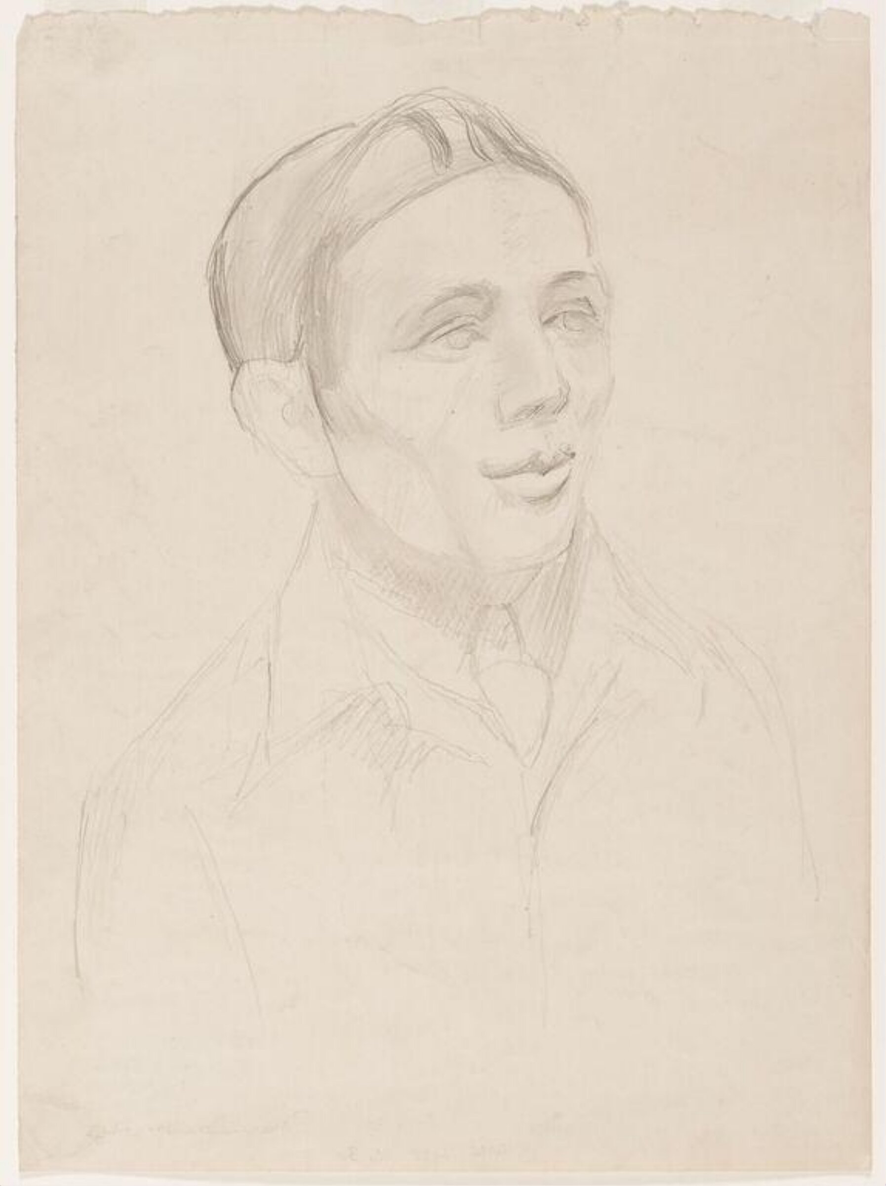 Portrait of a young man, David BOMBERG, c.1912