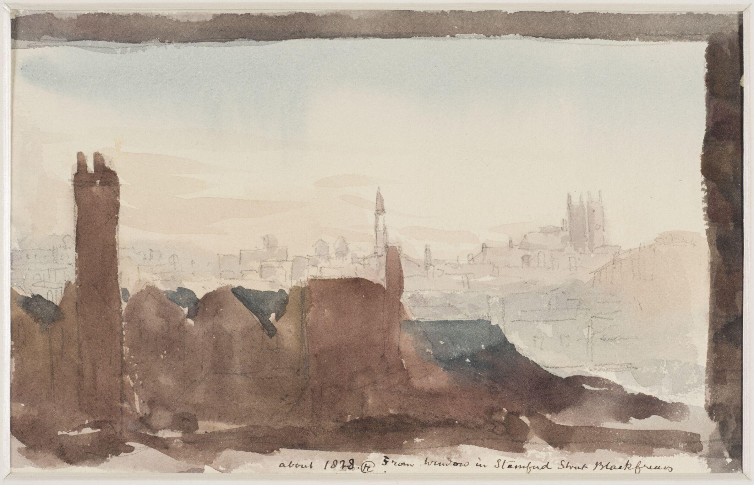 From Window in Stamford Street, Blackfriars, Henry Cole, 1828