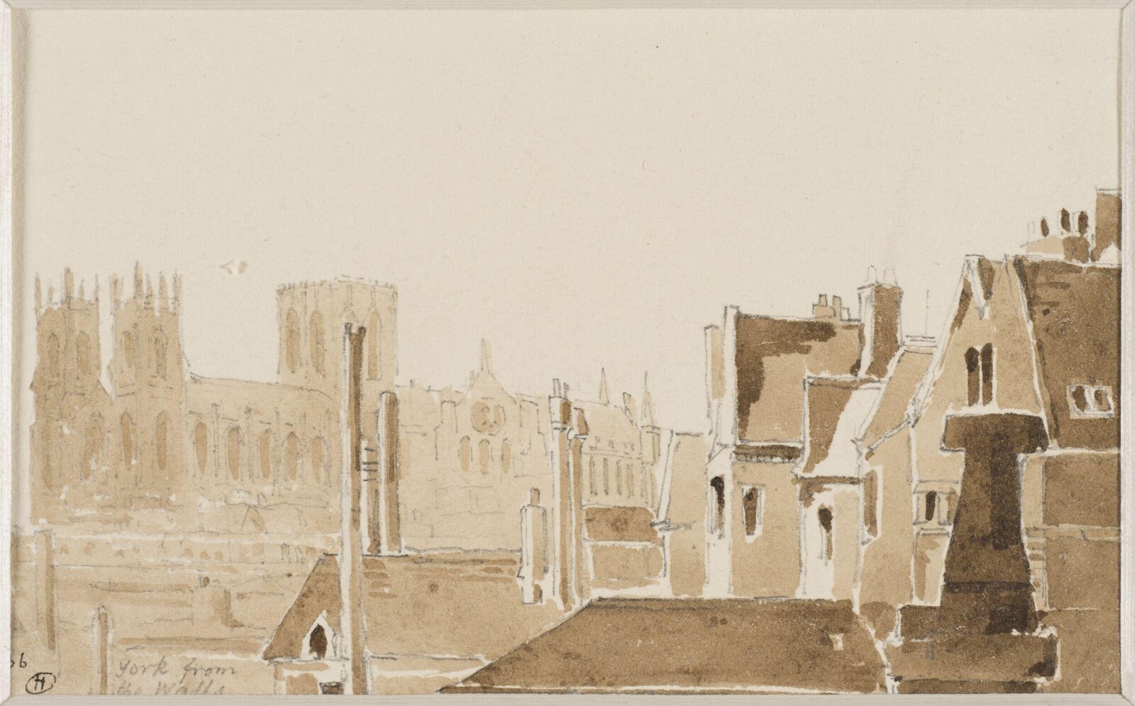 York from the Walls, Henry Cole, 1836