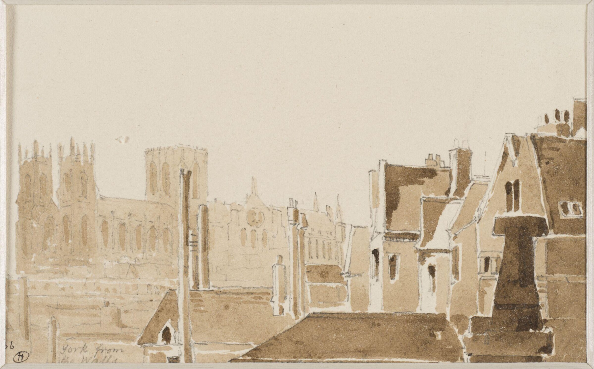 York from the Walls, Henry Cole, 1836