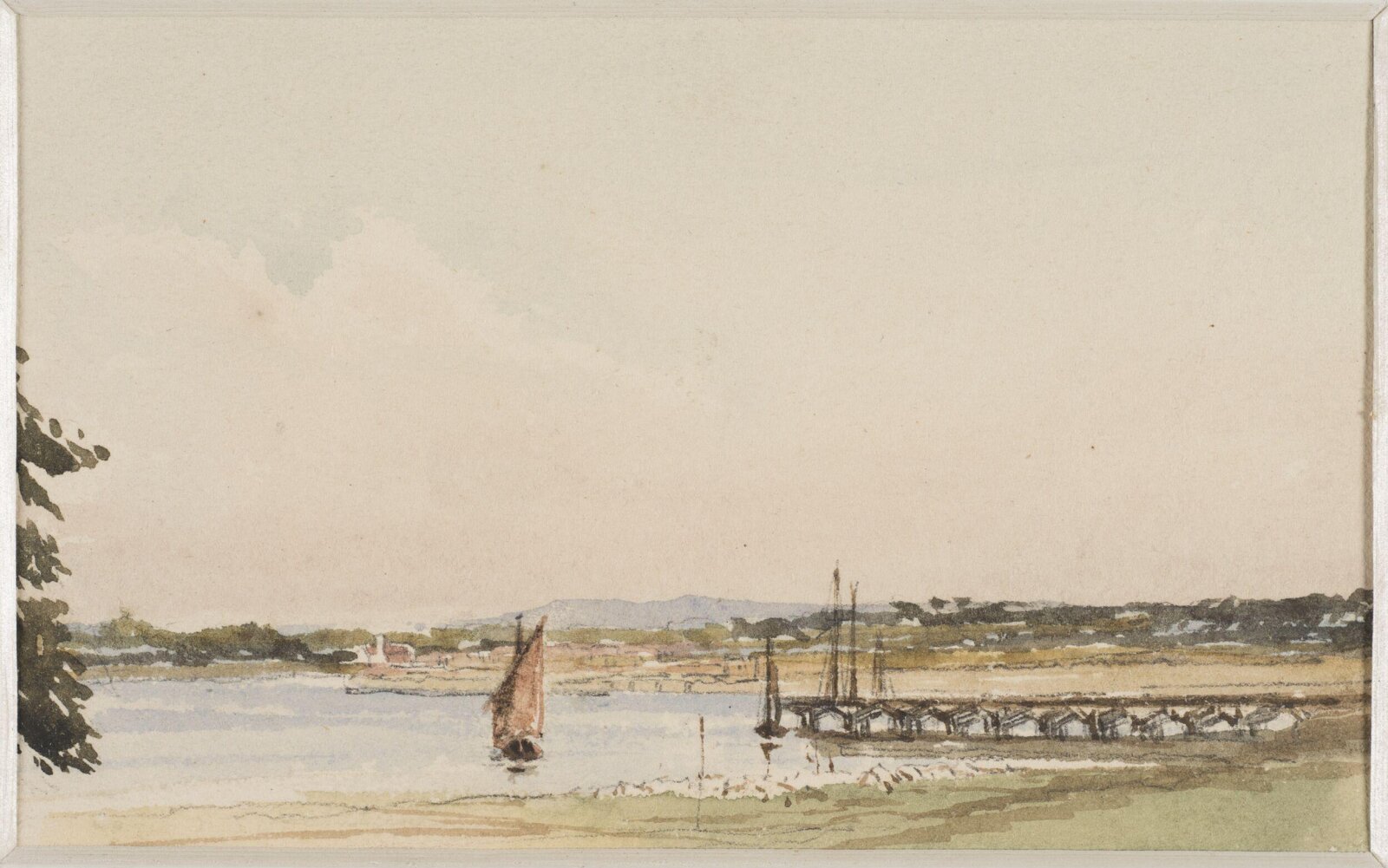 Greenhithe Pier, Henry Cole, 1836