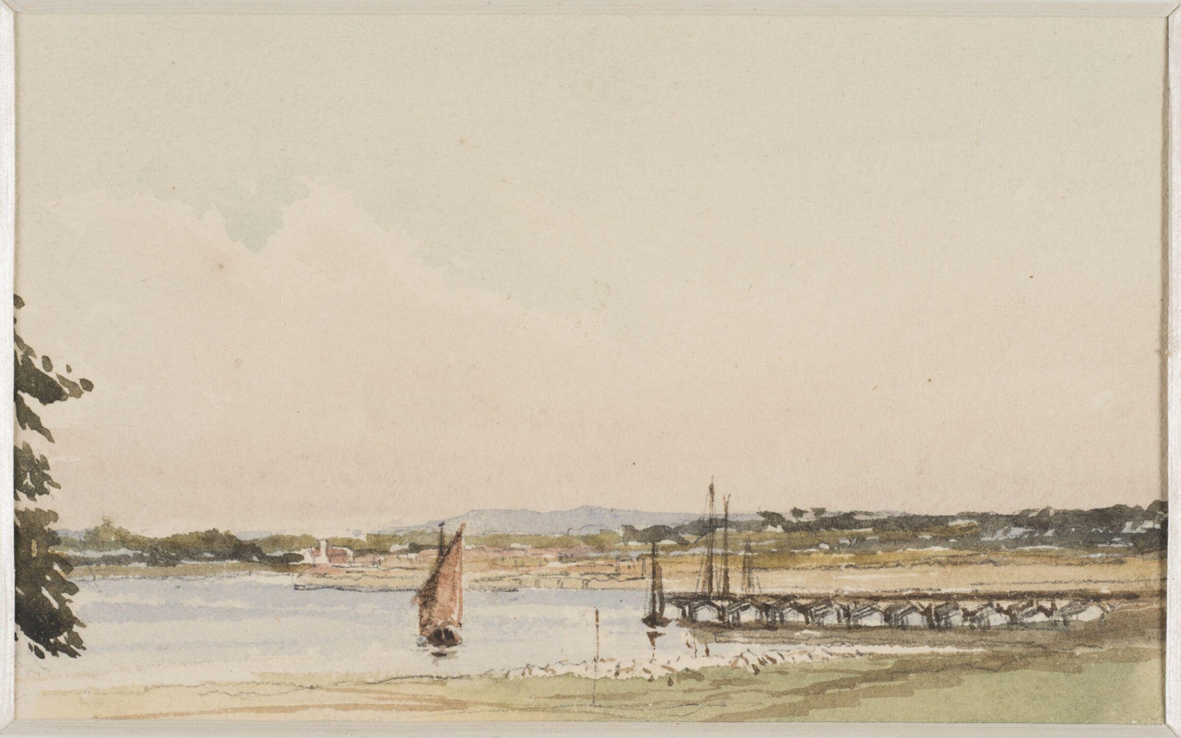 Greenhithe Pier, Henry Cole, 1836