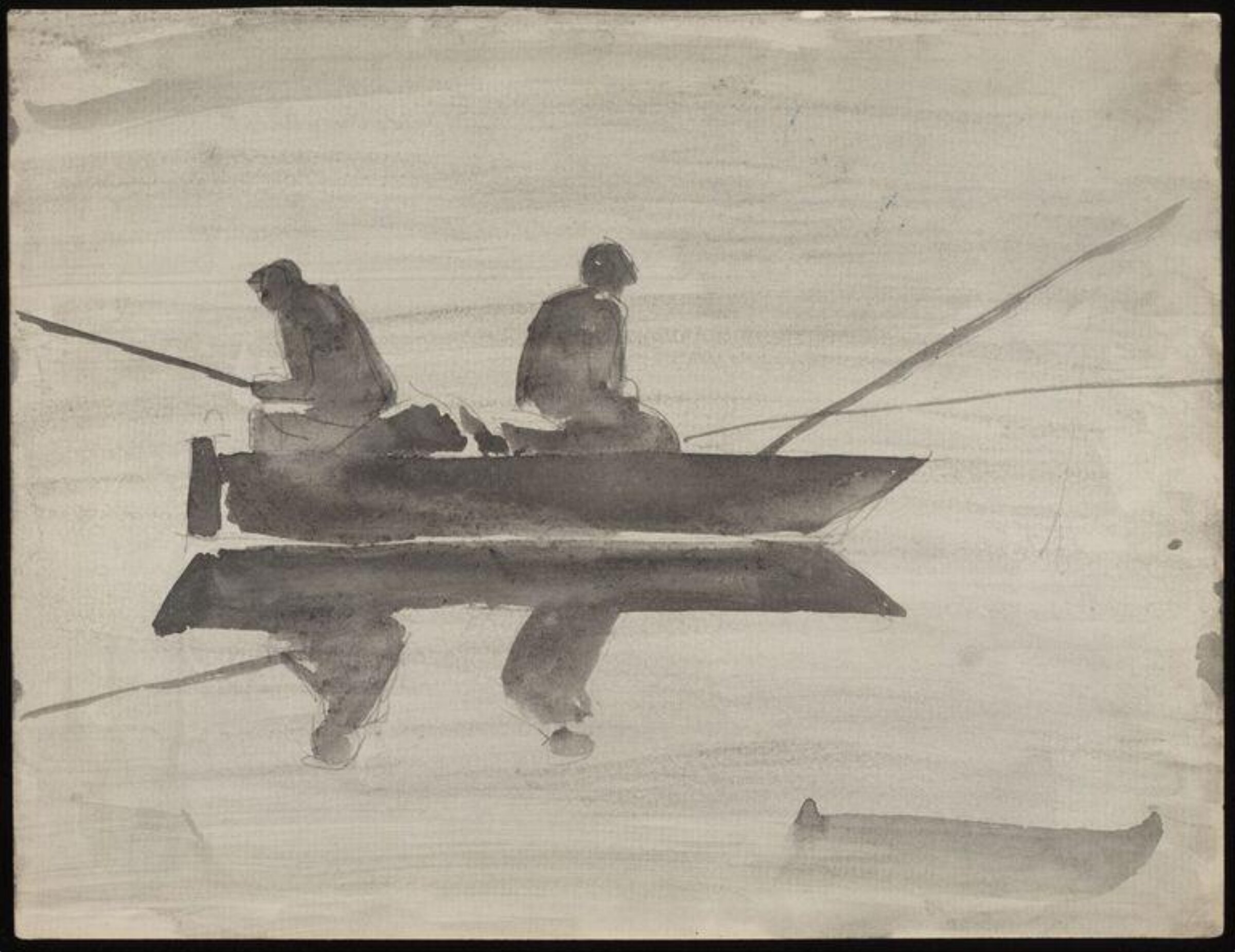 Drawing, Josef Herman, 1944-55