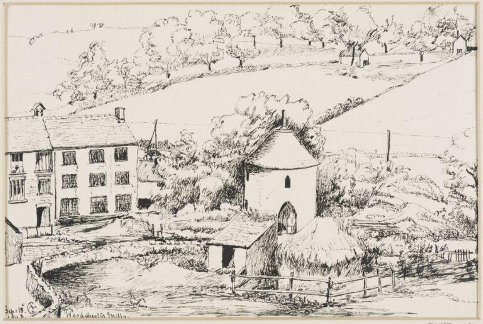 Woodchester Mills, M. E. Cole, 1893