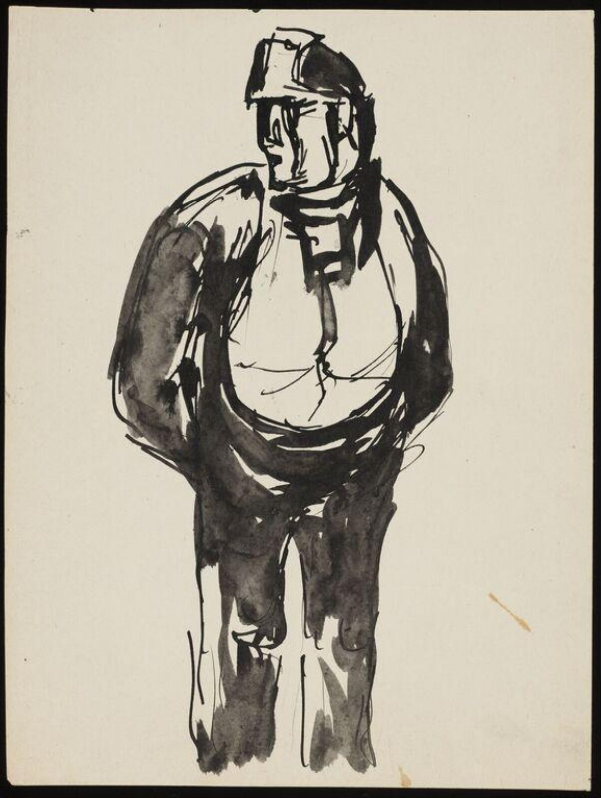 Drawing, Josef Herman, 1944-55