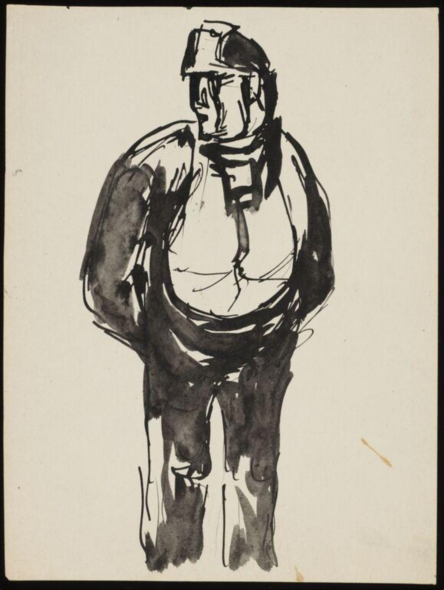 Drawing, Josef Herman, 1944-55