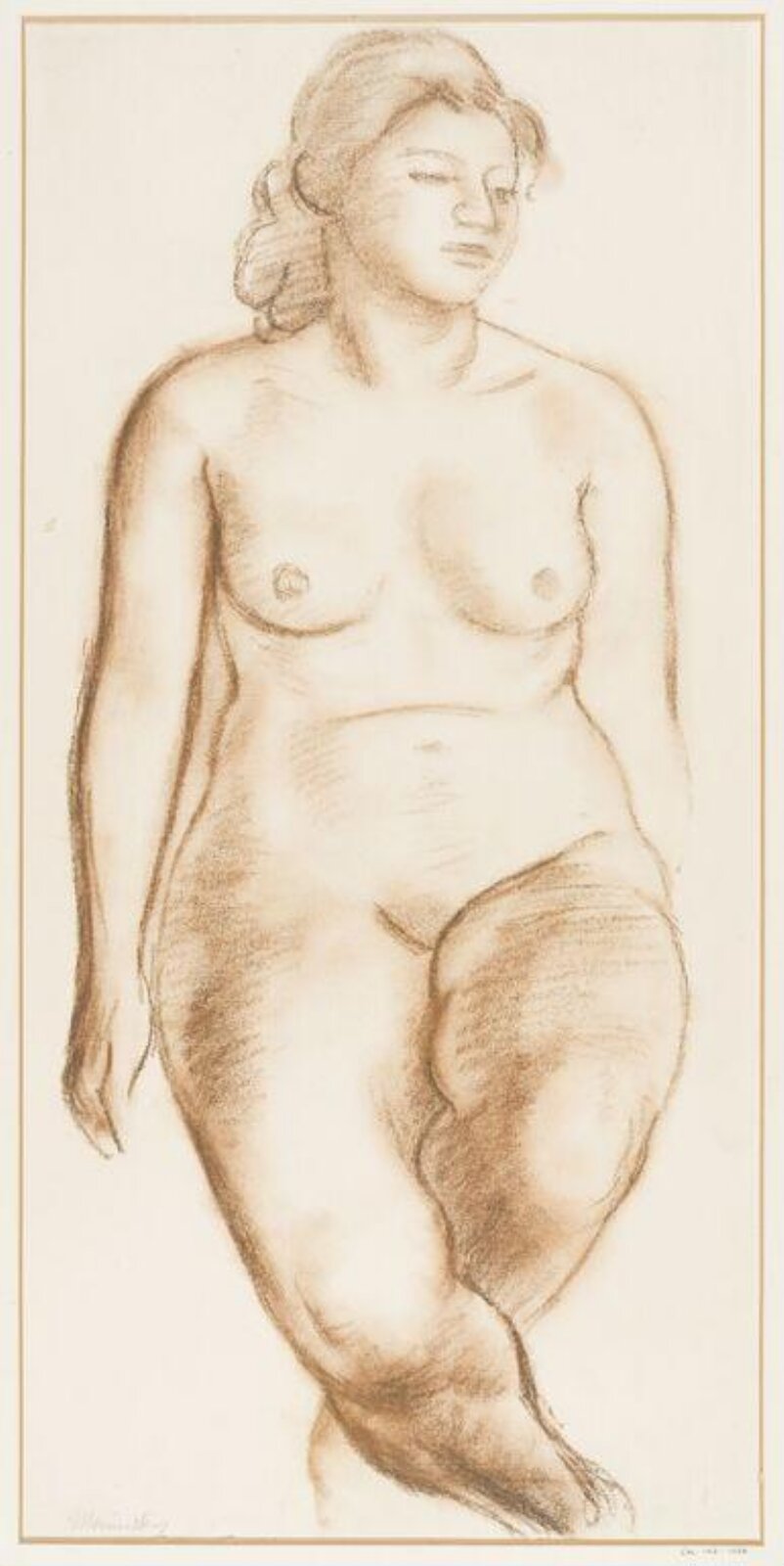 Drawing, Bernard Meninsky, c. 1938