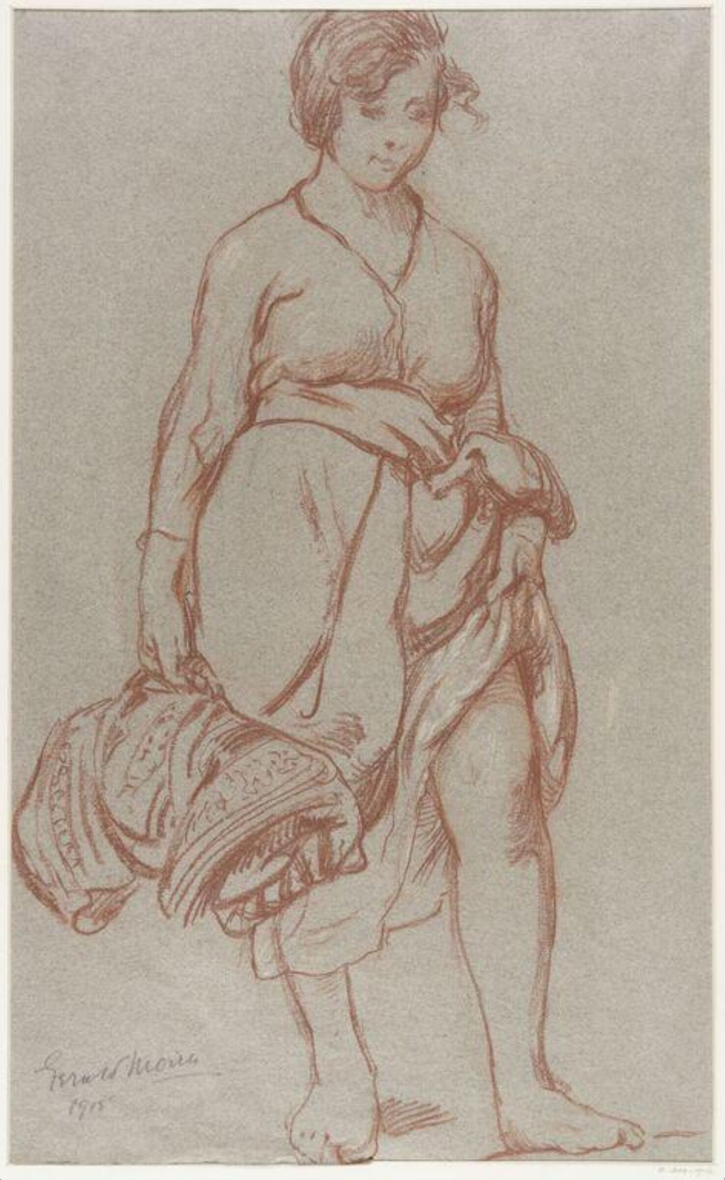 Drawing, Gerald Edward Moira, 1915