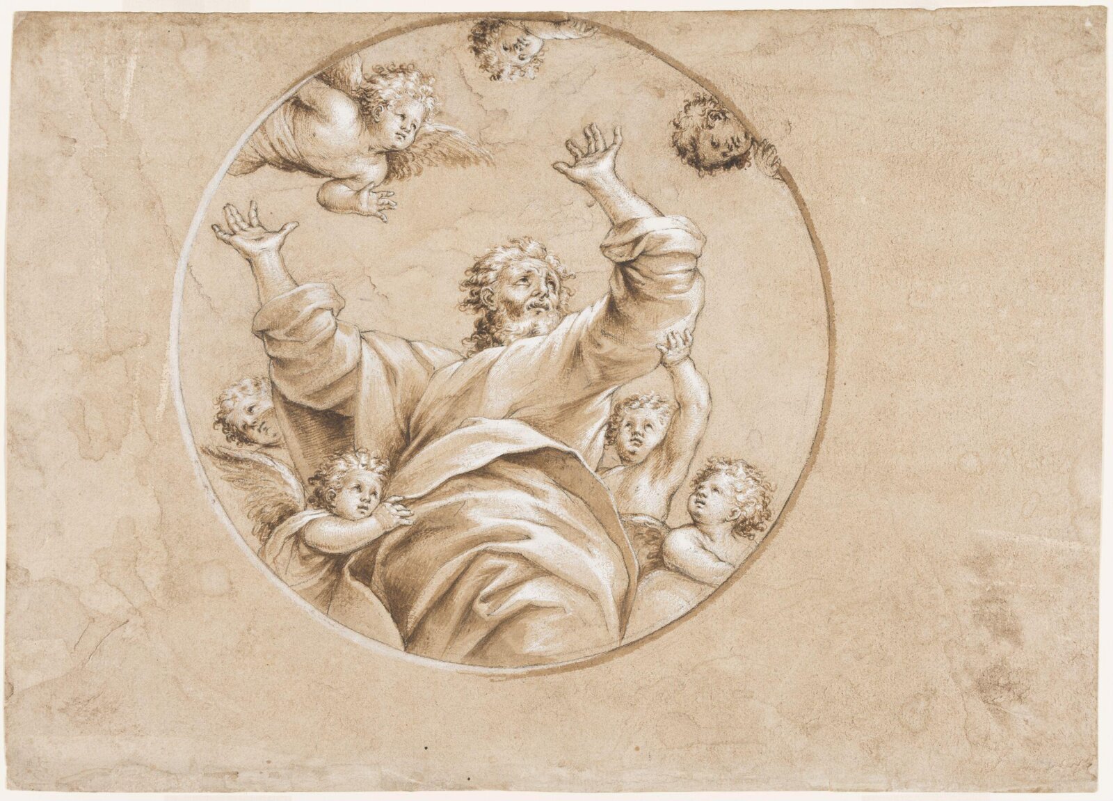 God the Father (after Raphael), 17th century